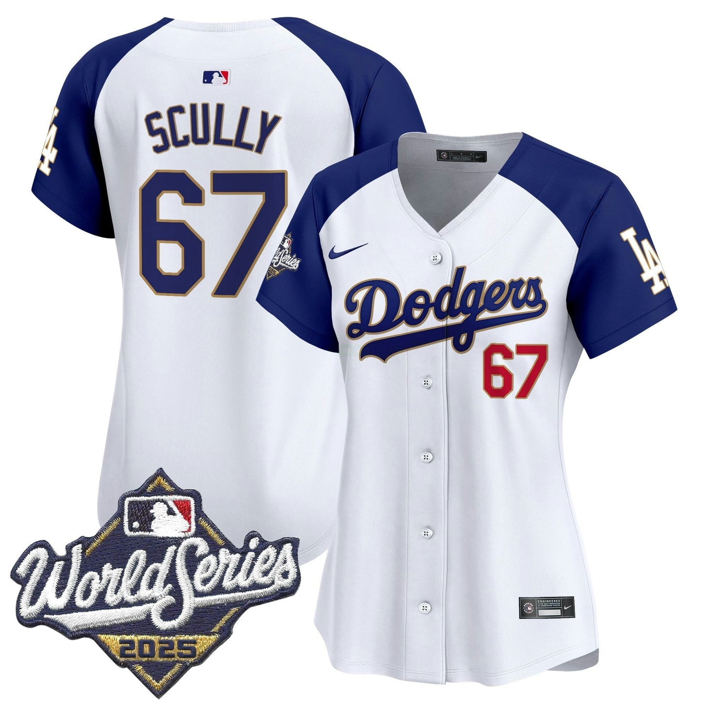 Camisa MLB Women’s 2025 World Series Dourada Trim Vapor Premier Limited Jersey