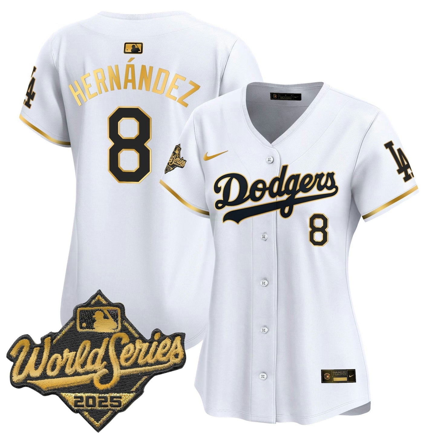 Camisa MLB Women’s 2025 World Series Dourada Trim Vapor Premier Limited Jersey