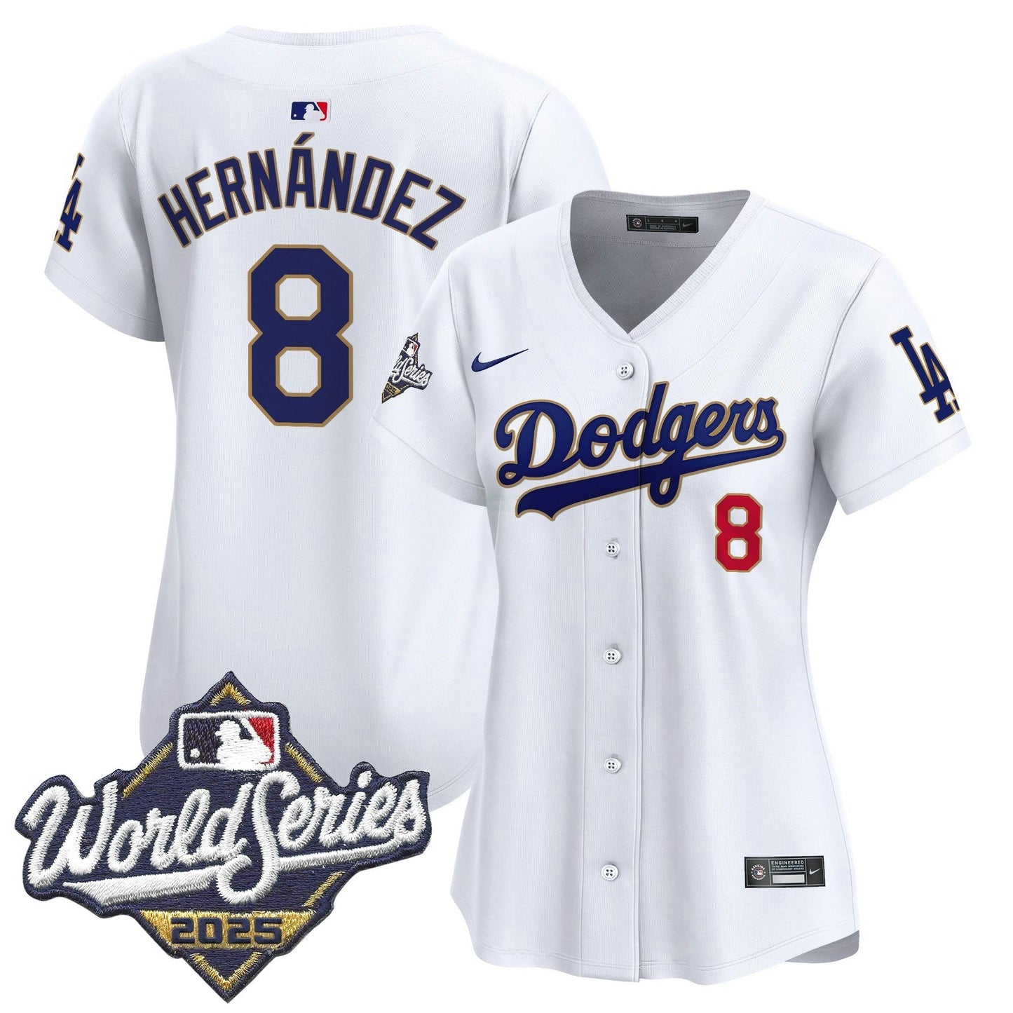 Camisa MLB Women’s 2025 World Series Dourada Trim Vapor Premier Limited Jersey