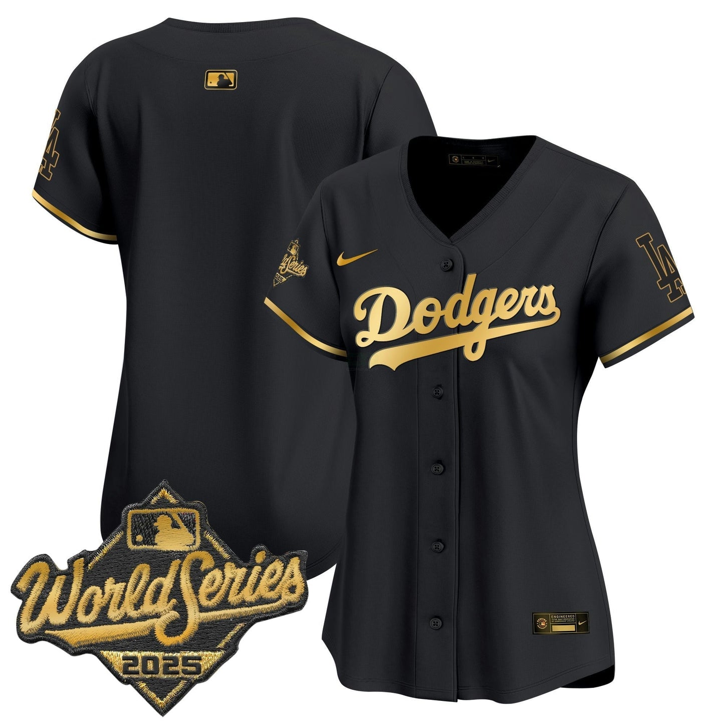 Camisa MLB Women’s 2025 World Series Dourada Trim Vapor Premier Limited Jersey