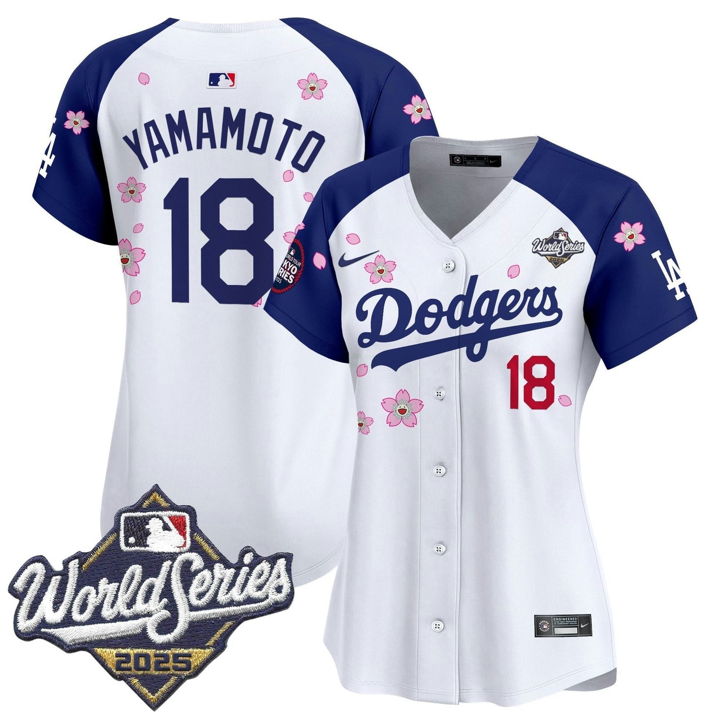 Camisa MLB Women’s 2025 World Series x Tokyo Series Vapor Premier Limited Jersey V2 – Stitched