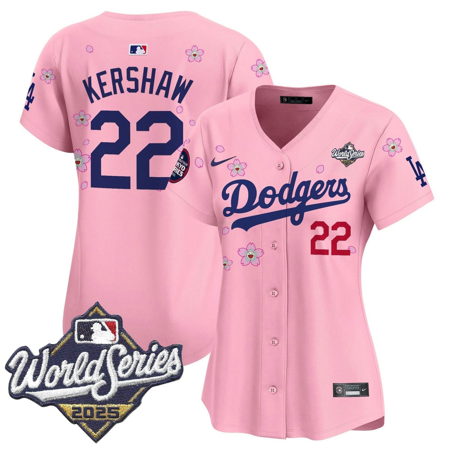 Camisa MLB Women’s 2025 World Series x Tokyo Series Vapor Premier Limited Jersey V2 – Stitched