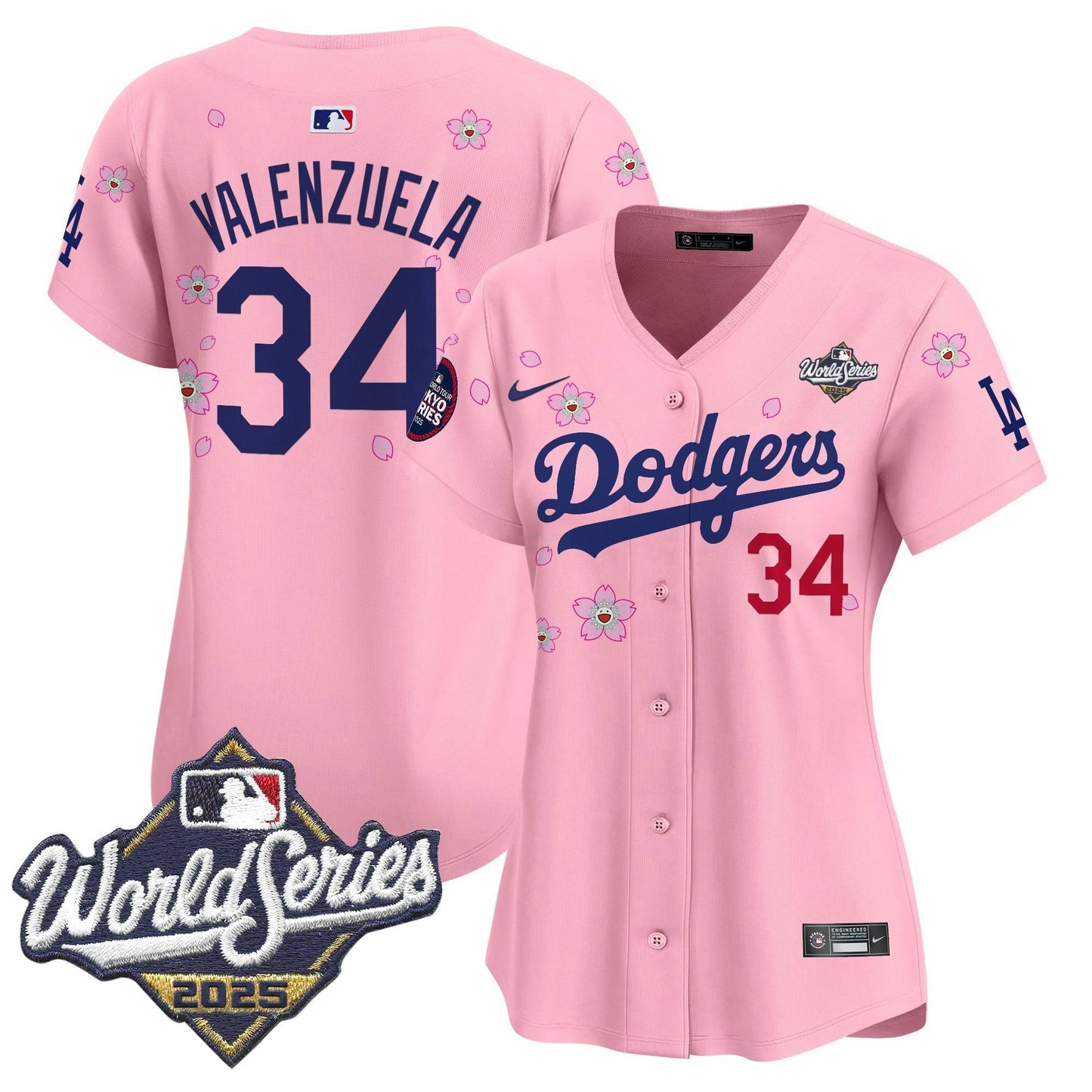 Camisa MLB Women’s 2025 World Series x Tokyo Series Vapor Premier Limited Jersey V2 – Stitched