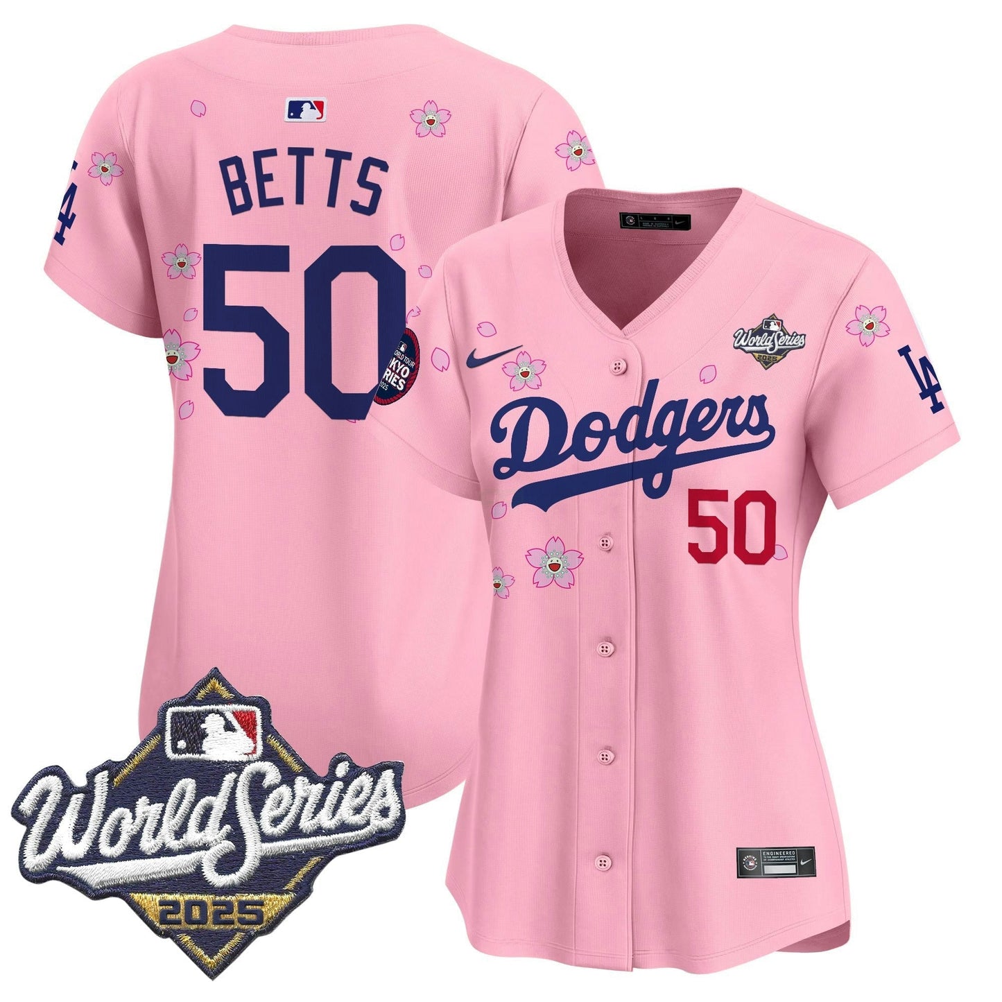 Camisa MLB Women’s 2025 World Series x Tokyo Series Vapor Premier Limited Jersey V2 – Stitched