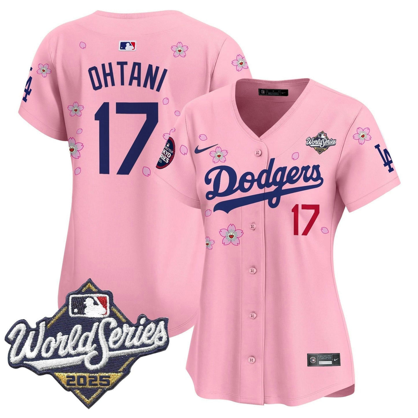 Camisa MLB Women’s 2025 World Series x Tokyo Series Vapor Premier Limited Jersey V2 – Stitched
