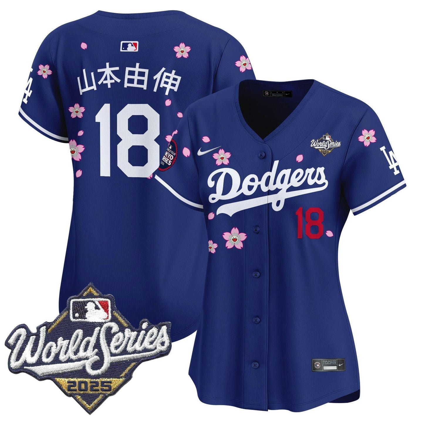 Camisa MLB Women’s 2025 World Series x Tokyo Series Vapor Premier Limited Jersey V2 – Stitched