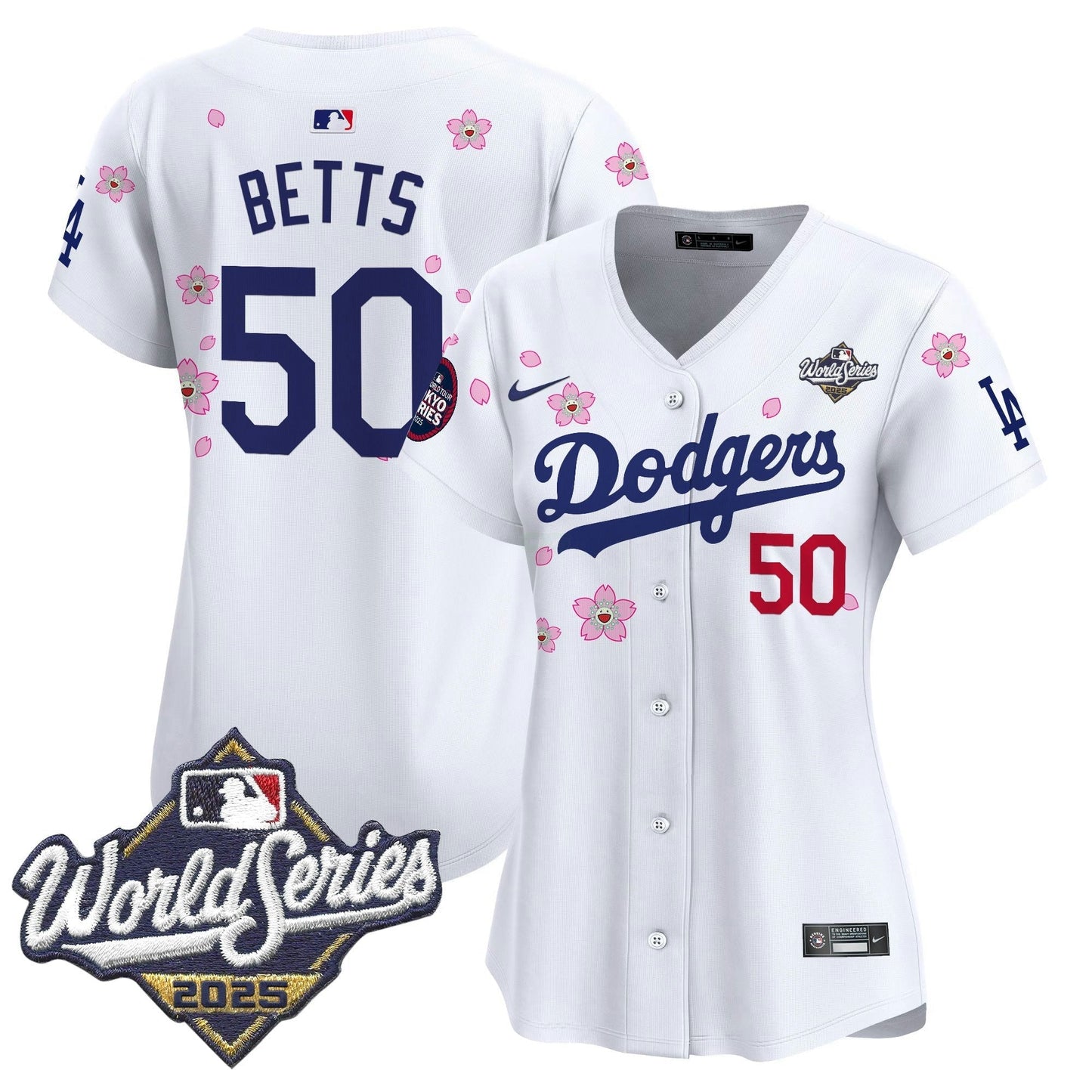 Camisa MLB Women’s 2025 World Series x Tokyo Series Vapor Premier Limited Jersey V2 – Stitched