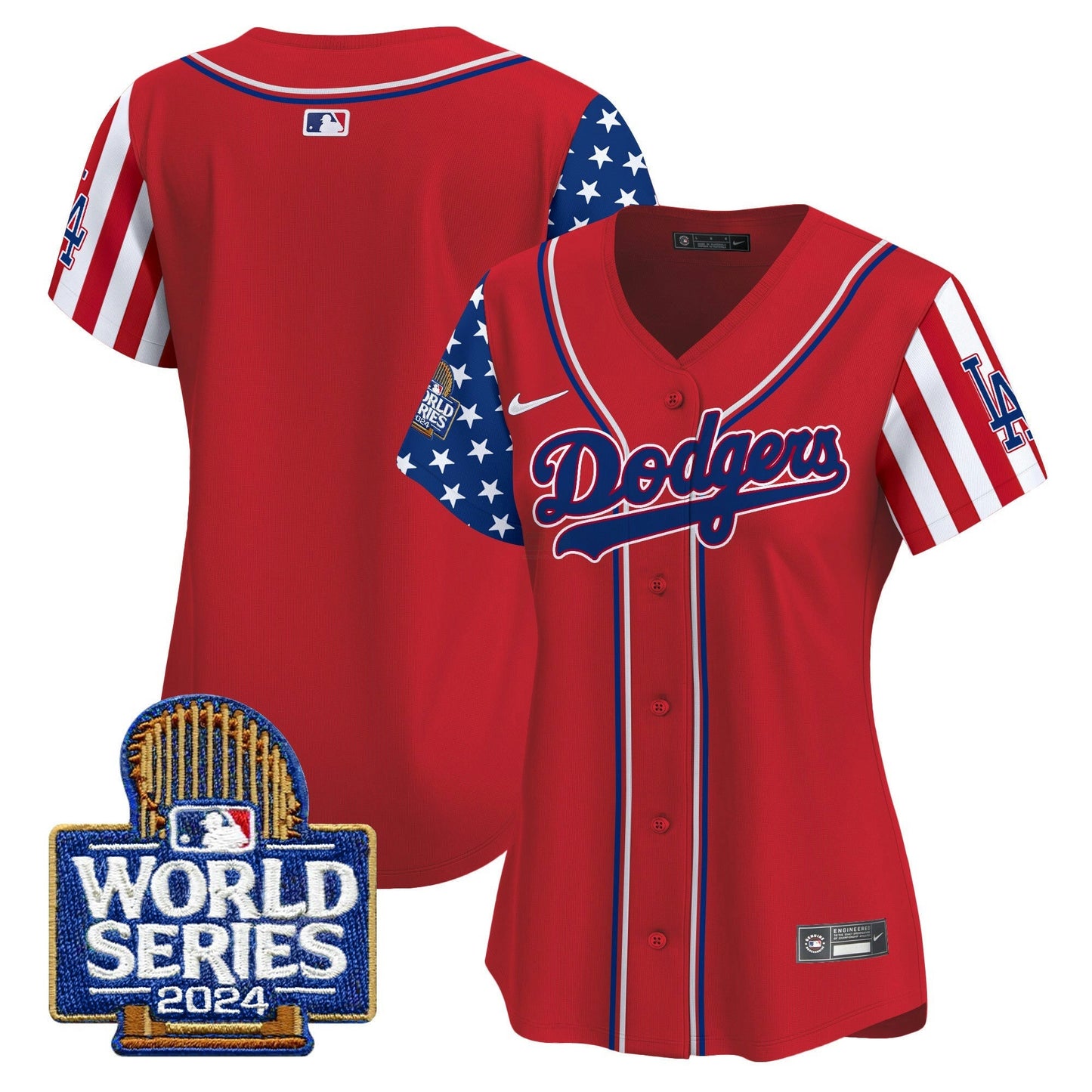 Camisa MLB Los Angeles Dodgers Women’s American Style 2024 World Series Vapor Premier Limited Jersey