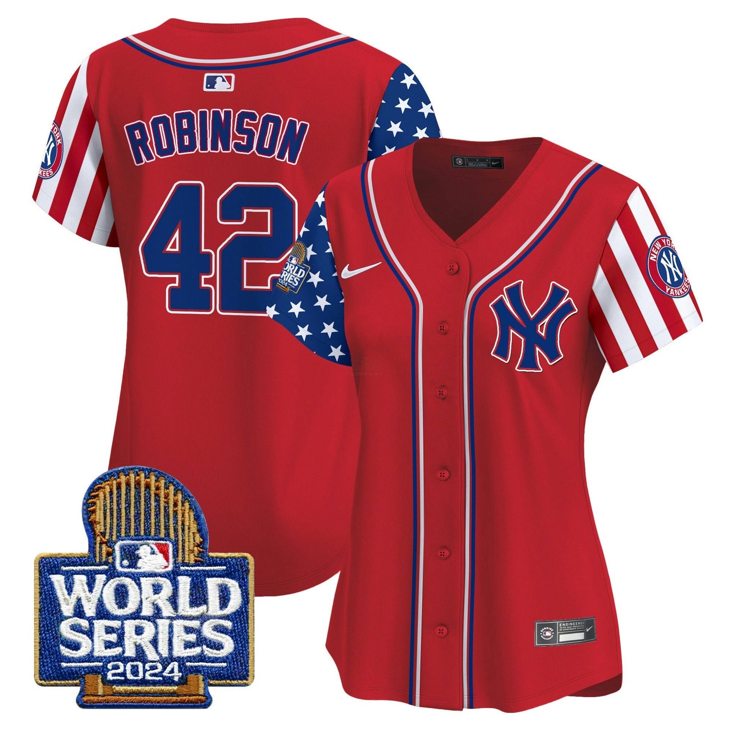 Camisa MLB New York Yankees Women’s American Style 2024 World Series Vapor Premier Limited Jersey