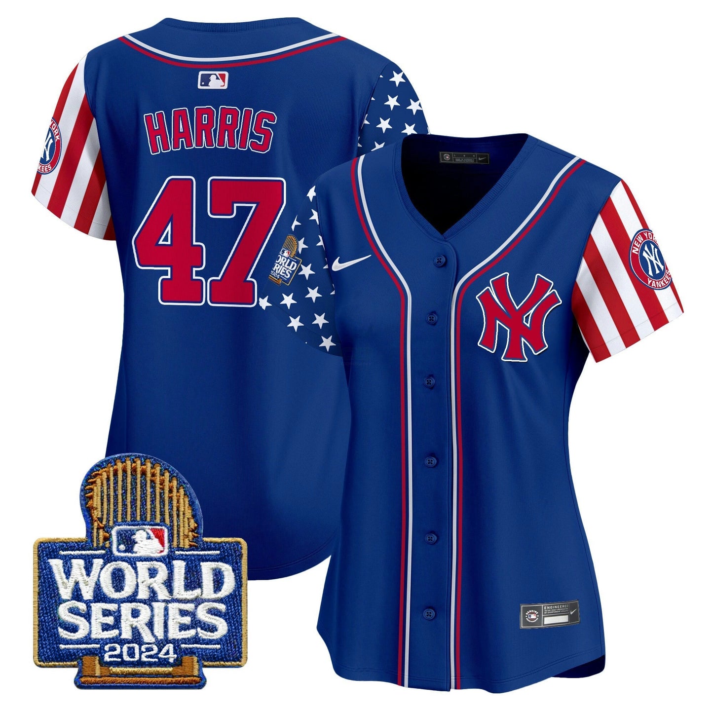 Camisa MLB New York Yankees Women’s American Style 2024 World Series Vapor Premier Limited Jersey