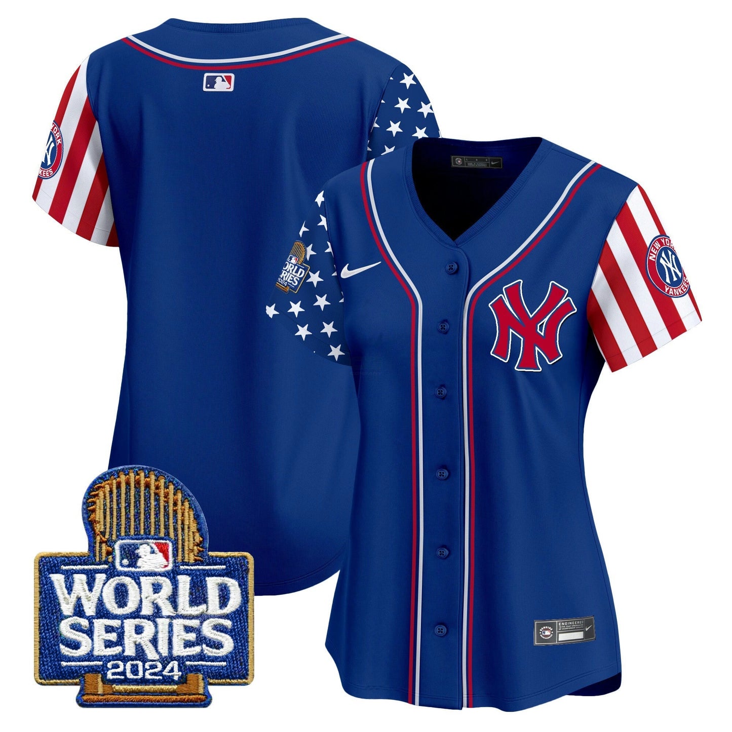 Camisa MLB New York Yankees Women’s American Style 2024 World Series Vapor Premier Limited Jersey