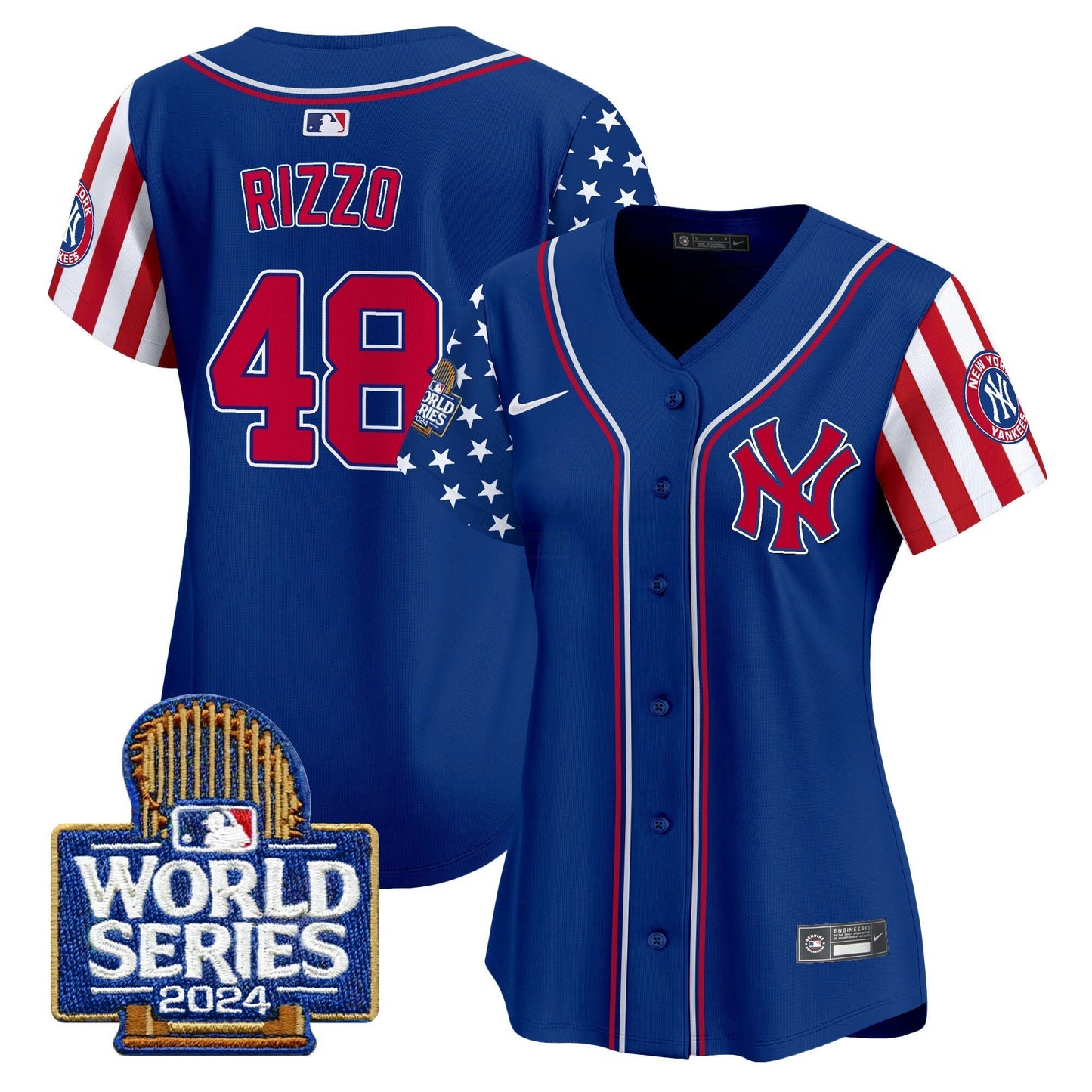 Camisa MLB New York Yankees Women’s American Style 2024 World Series Vapor Premier Limited Jersey