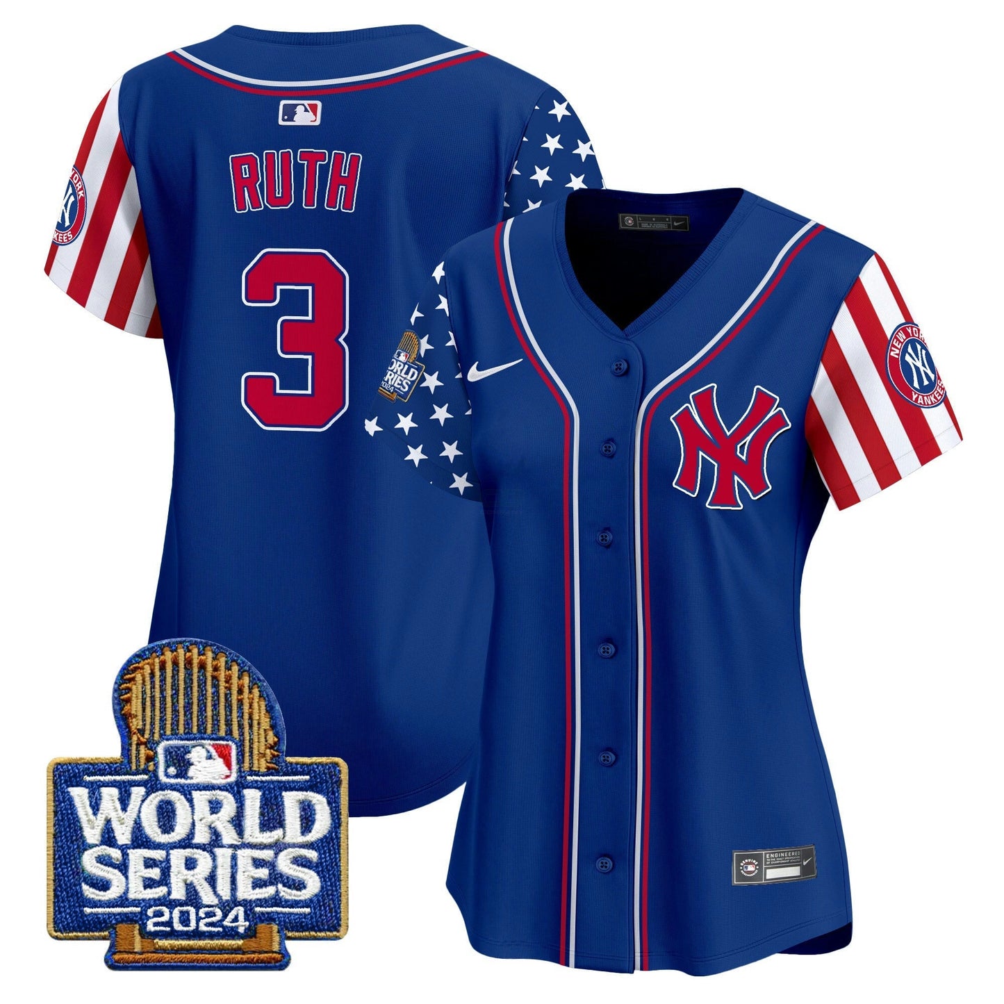 Camisa MLB New York Yankees Women’s American Style 2024 World Series Vapor Premier Limited Jersey