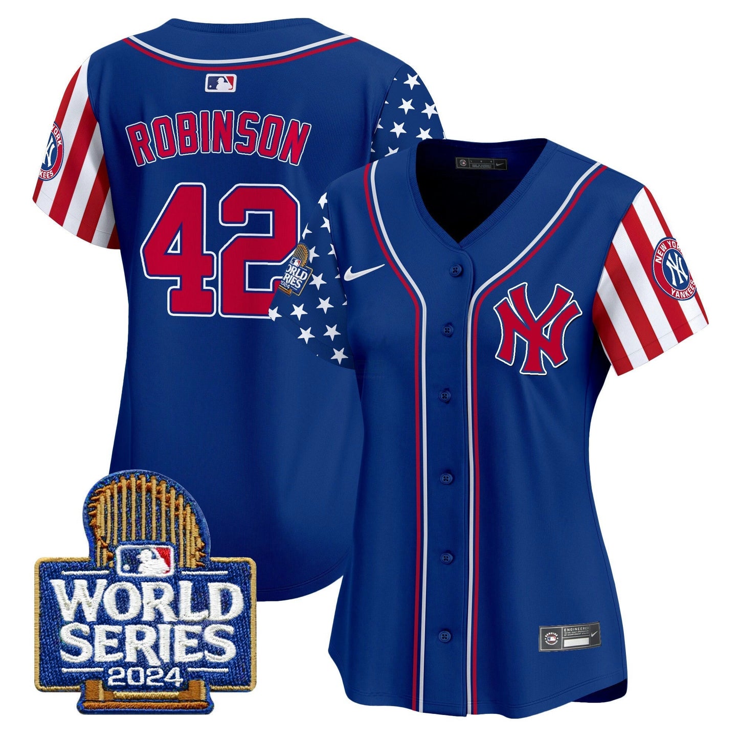 Camisa MLB New York Yankees Women’s American Style 2024 World Series Vapor Premier Limited Jersey