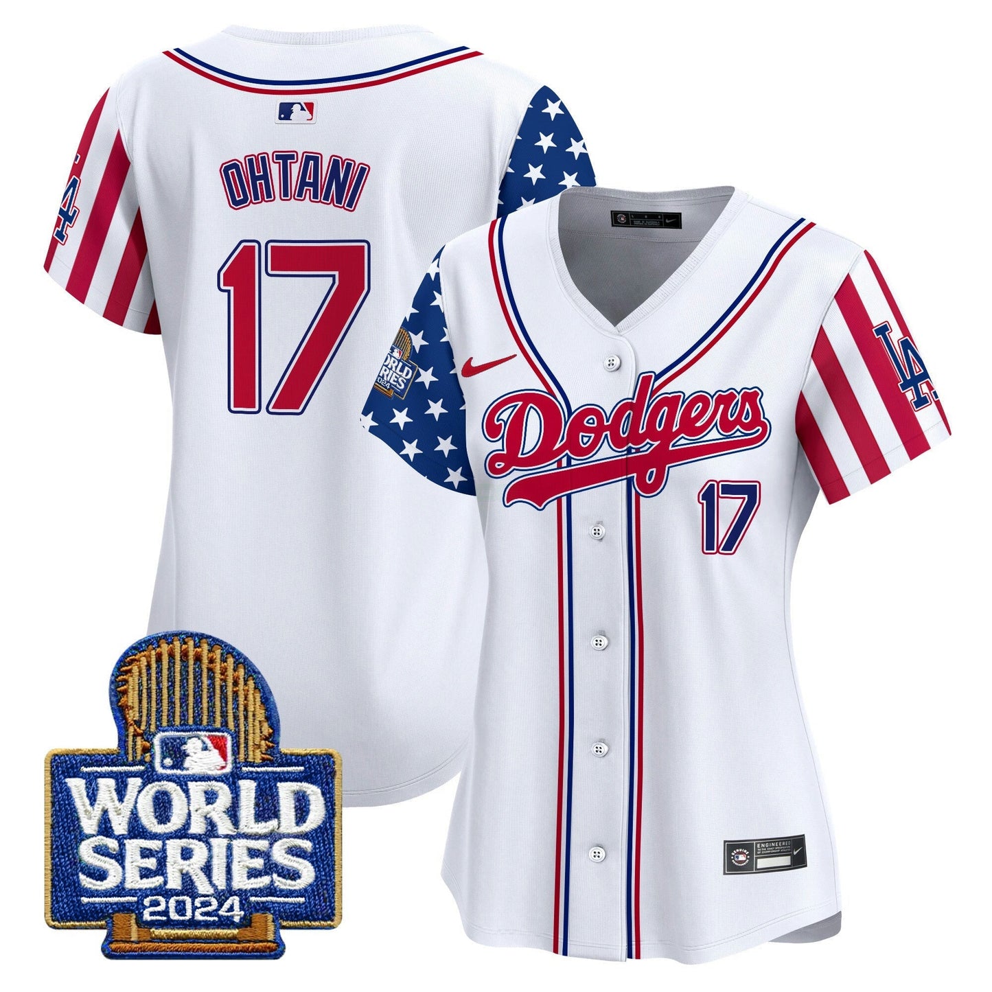 Camisa MLB Los Angeles Dodgers Women’s American Style 2024 World Series Vapor Premier Limited Jersey