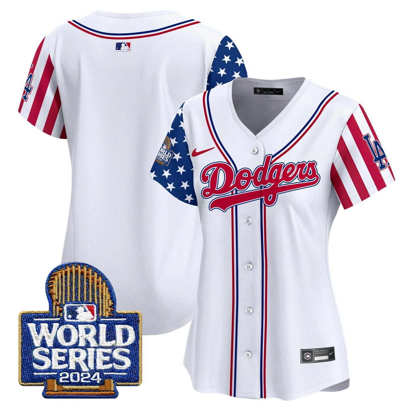 Camisa MLB Los Angeles Dodgers Women’s American Style 2024 World Series Vapor Premier Limited Jersey