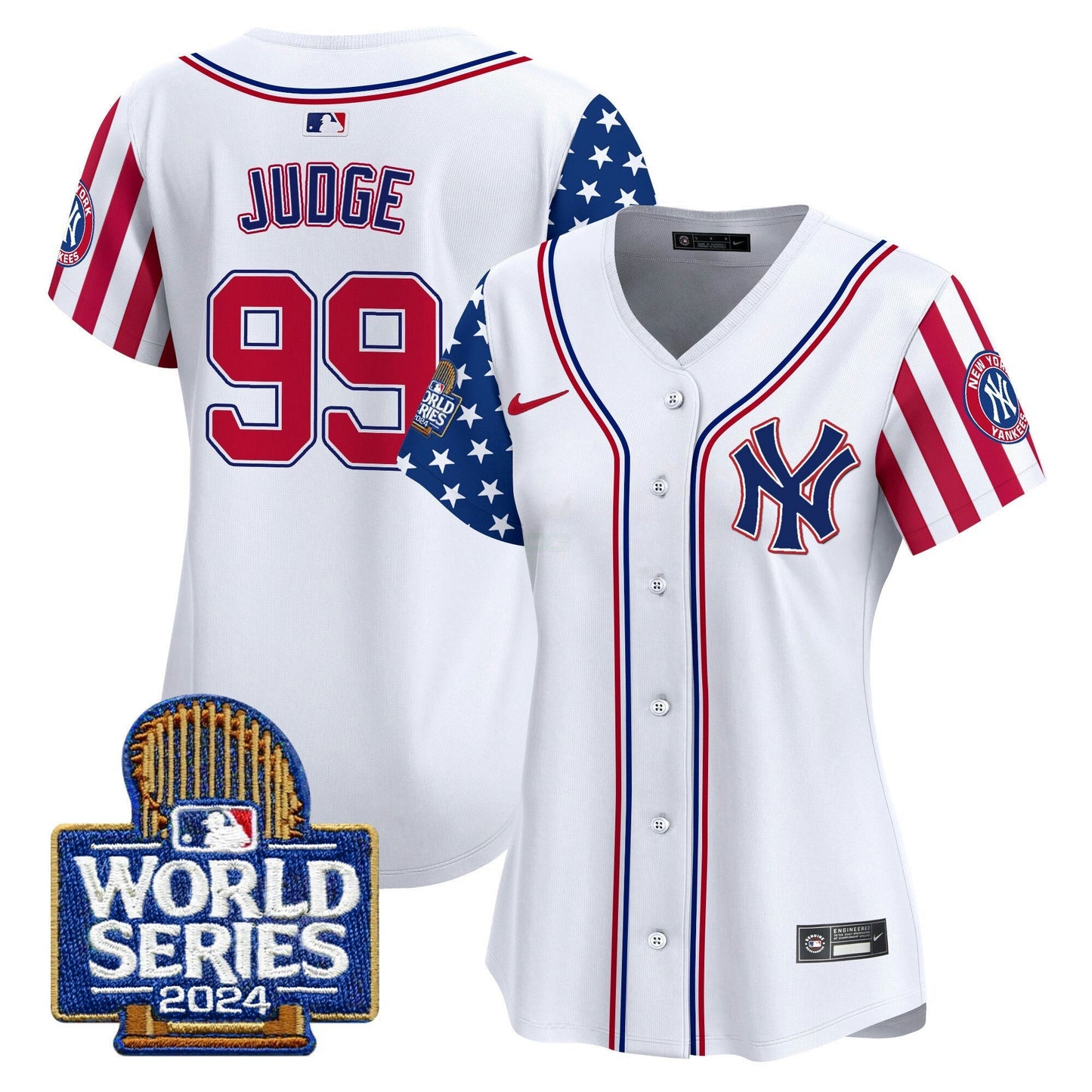 Camisa MLB New York Yankees Women’s American Style 2024 World Series Vapor Premier Limited Jersey