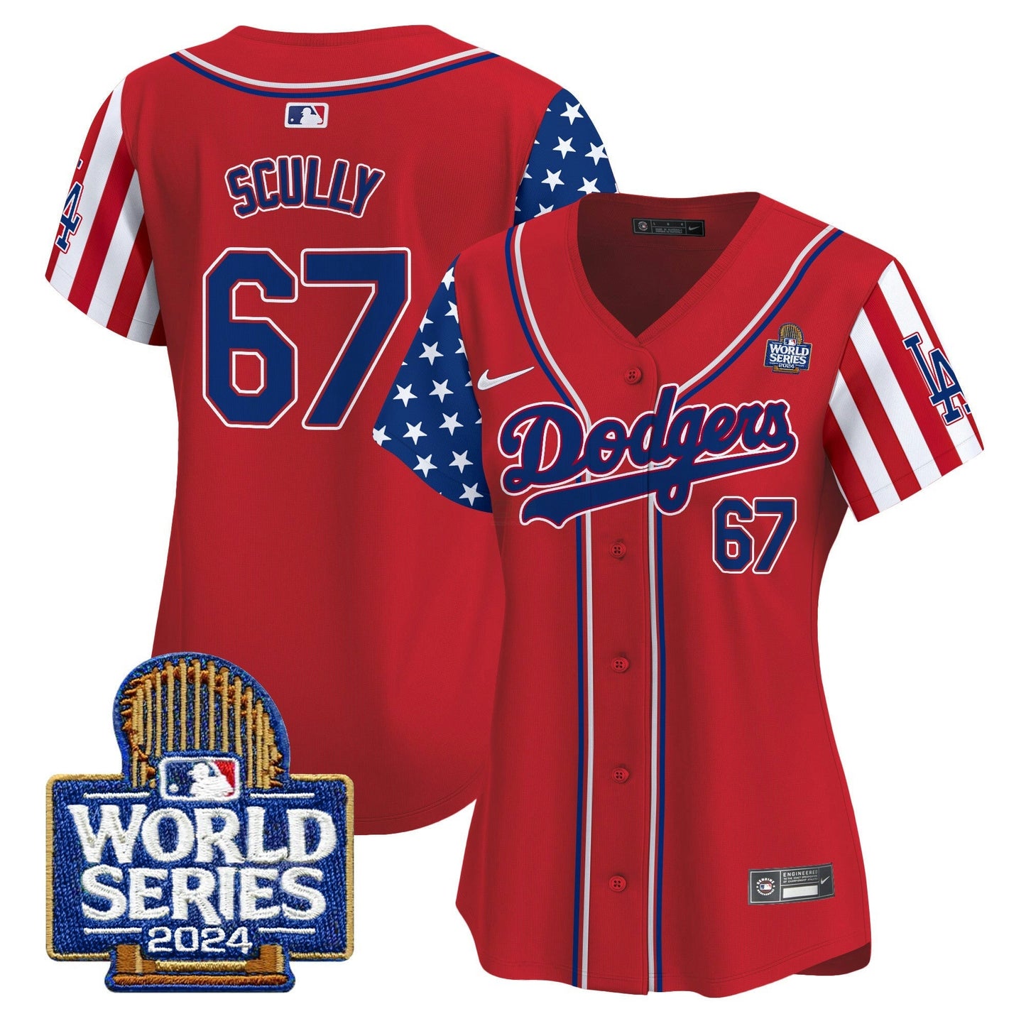 Camisa MLB Women’s American Style 2024 World Series Vapor Premier Limited Jersey V2