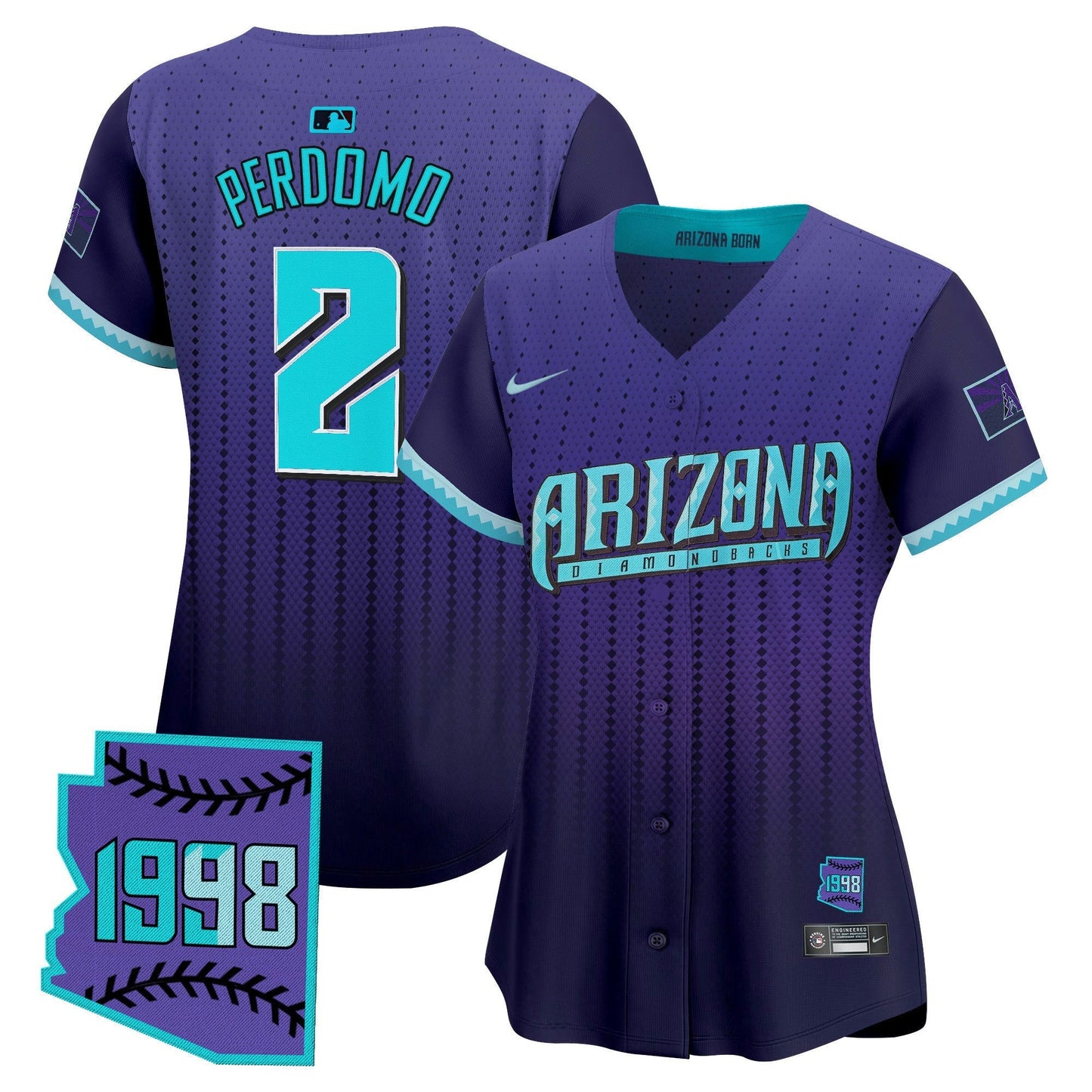 Camisa MLB Women’s Arizona 2025 City Connect Vapor Premier Limited Jersey – Stitched