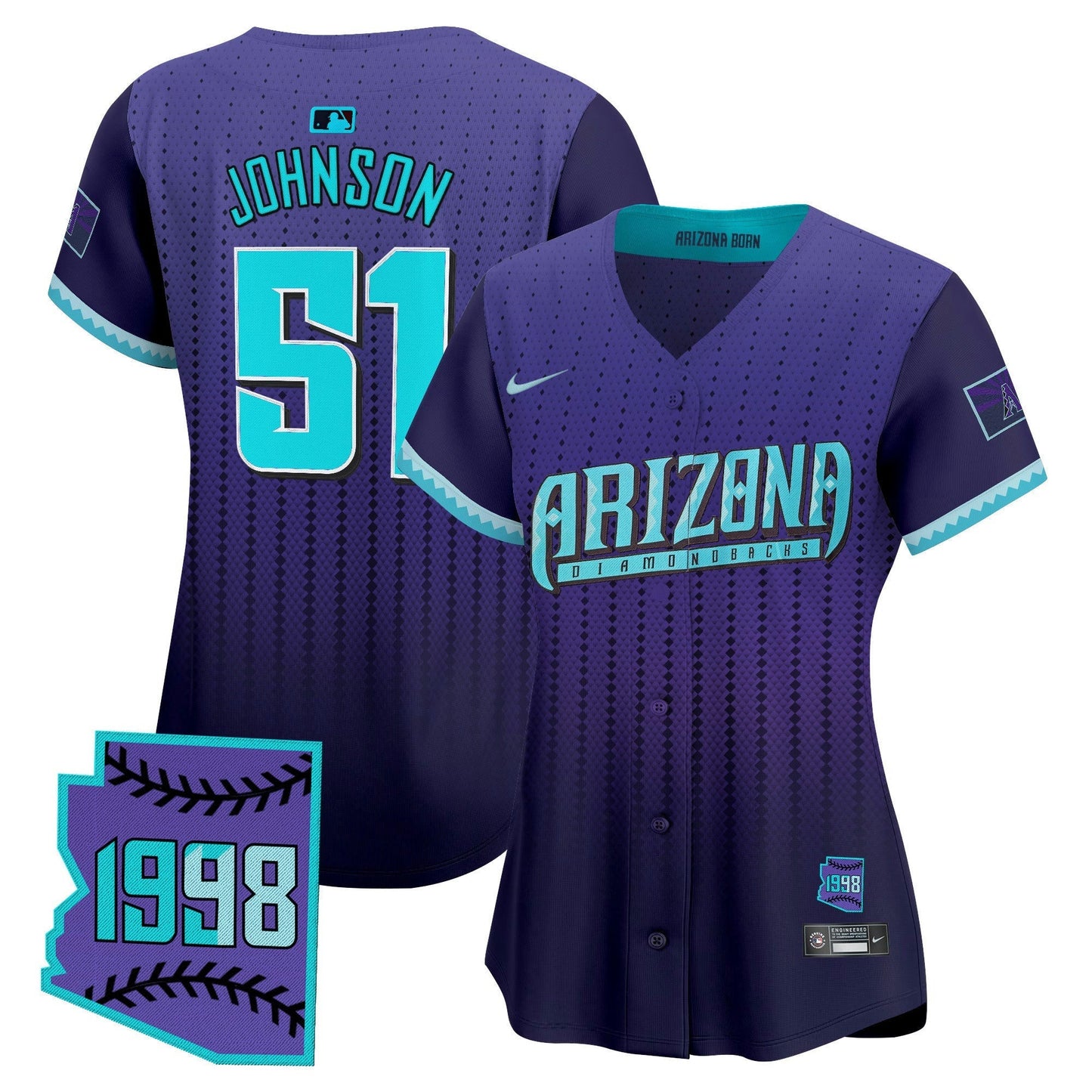 Camisa MLB Women’s Arizona 2025 City Connect Vapor Premier Limited Jersey – Stitched