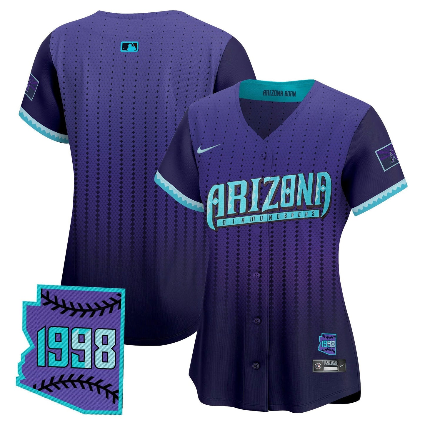 Camisa MLB Women’s Arizona 2025 City Connect Vapor Premier Limited Jersey – Stitched