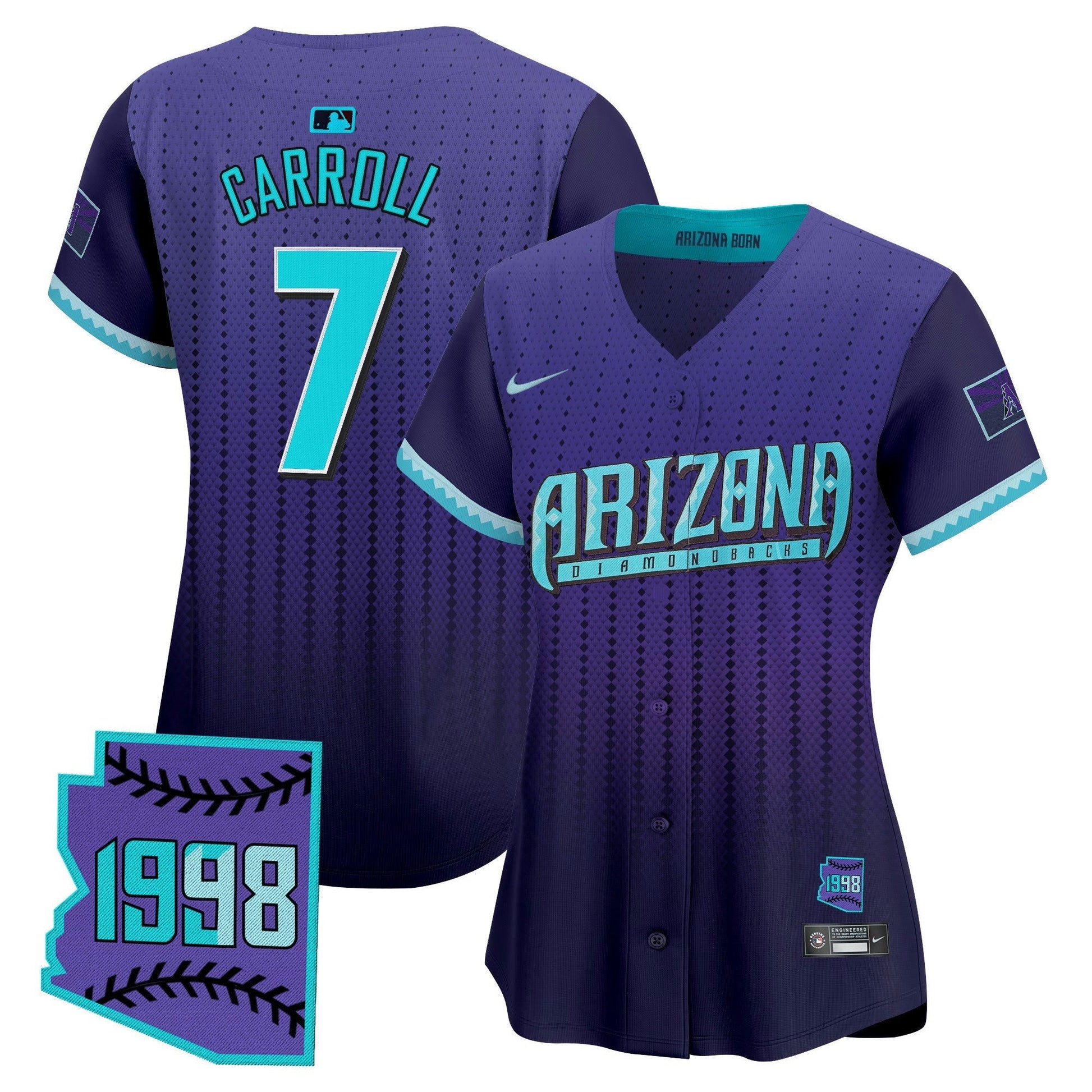 Camisa MLB Women’s Arizona 2025 City Connect Vapor Premier Limited Jersey – Stitched