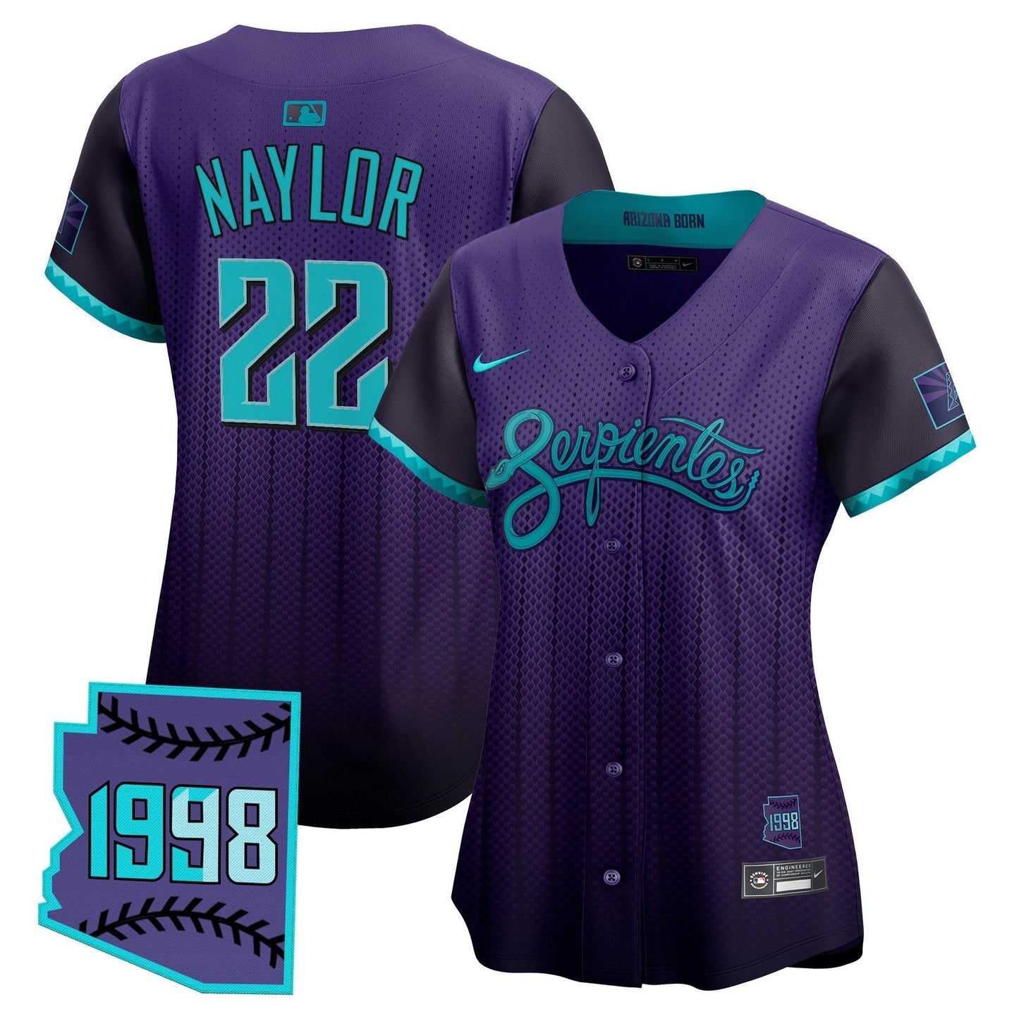 Camisa MLB Women’s Arizona 2025 City Connect Vapor Premier Limited Jersey V2 – Stitched