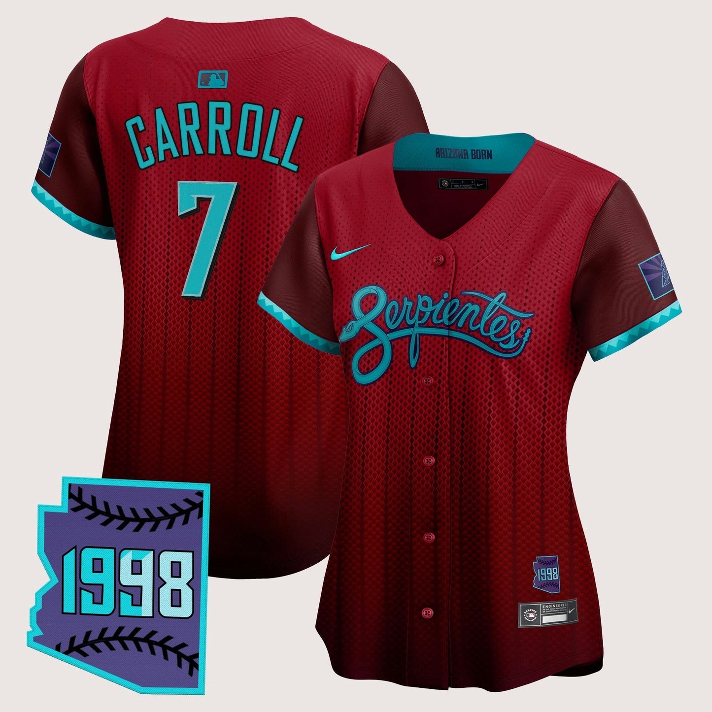 Camisa MLB Women’s Arizona 2025 City Connect Vapor Premier Limited Jersey V2 – Stitched