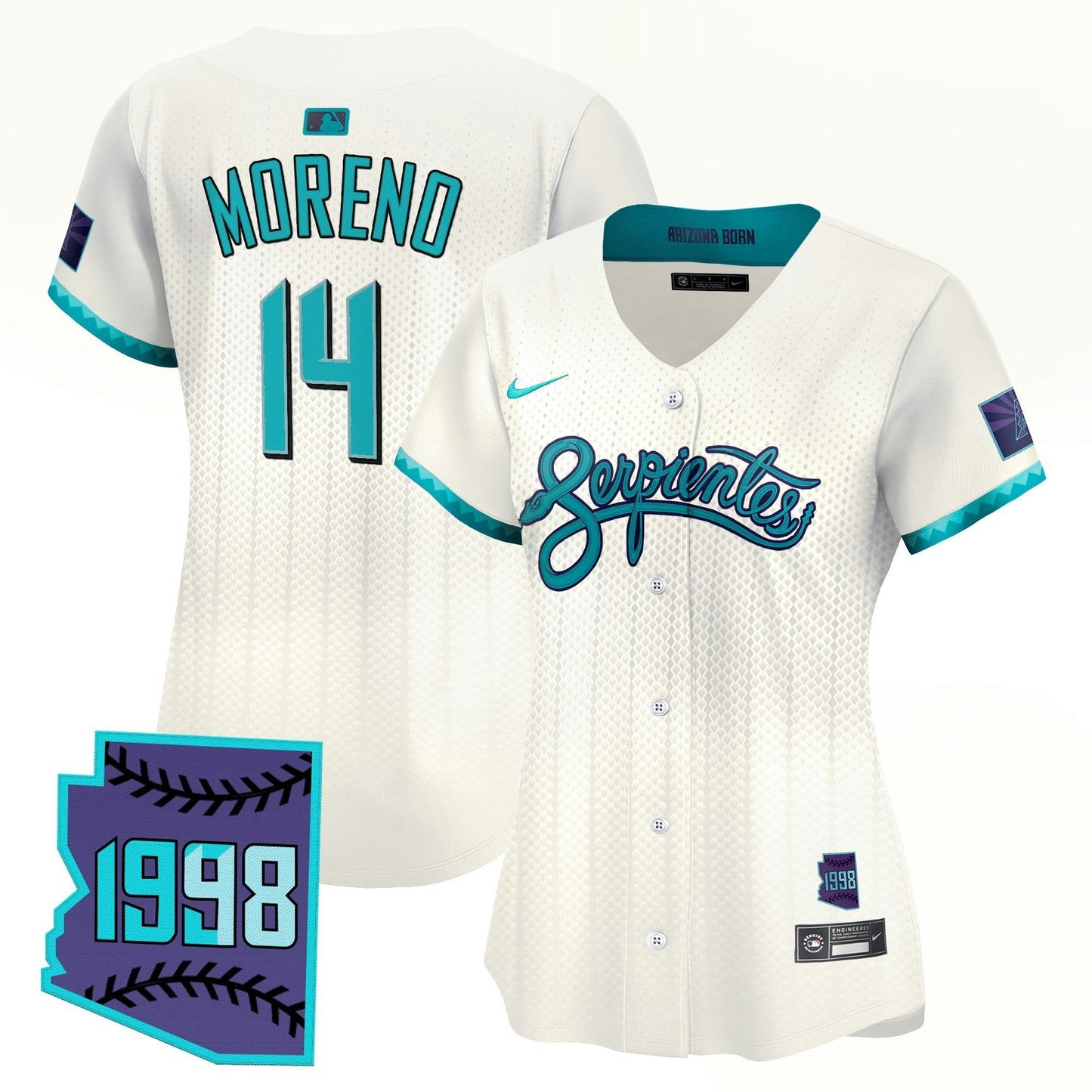 Camisa MLB Women’s Arizona 2025 City Connect Vapor Premier Limited Jersey V2 – Stitched