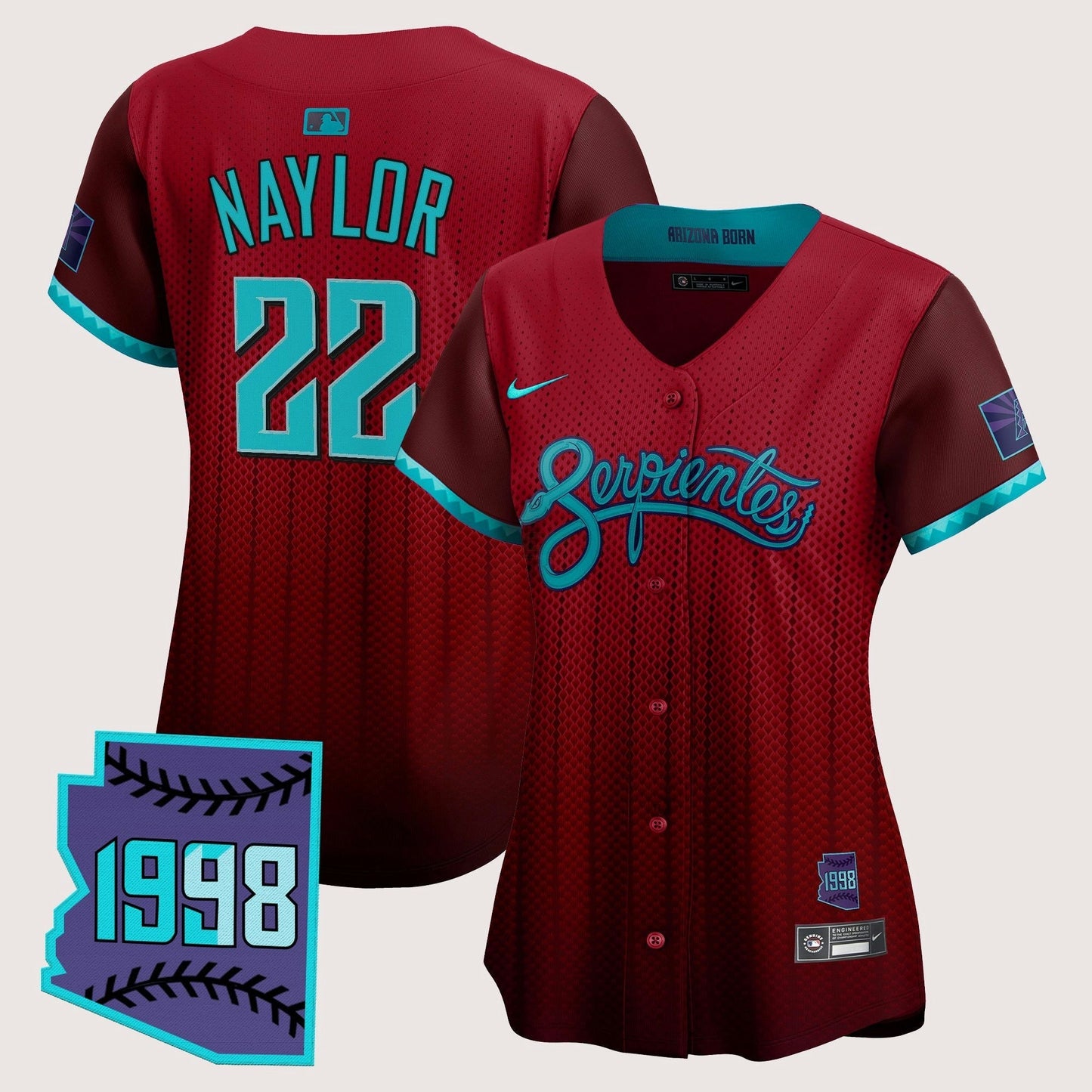 Camisa MLB Women’s Arizona 2025 City Connect Vapor Premier Limited Jersey V2 – Stitched