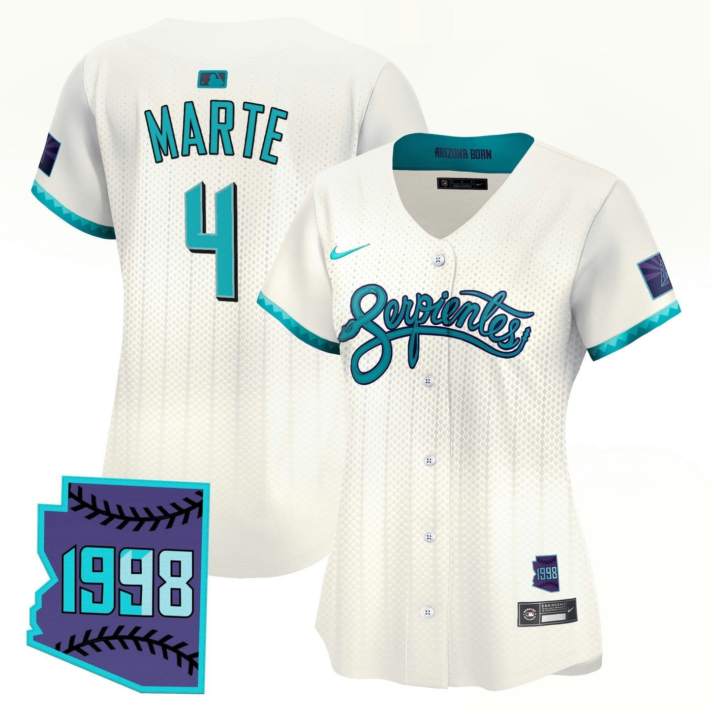 Camisa MLB Women’s Arizona 2025 City Connect Vapor Premier Limited Jersey V2 – Stitched
