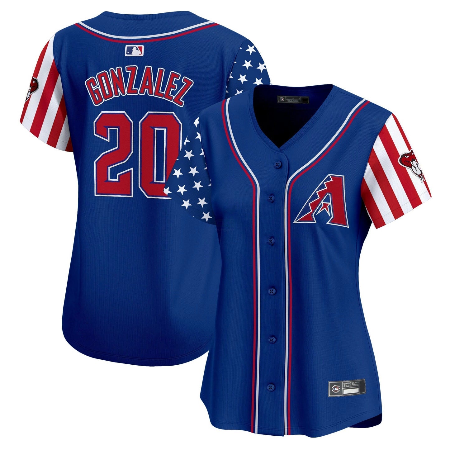 Camisa MLB Women’s Arizona 2025 Independence Day Vapor Premier Limited Jersey