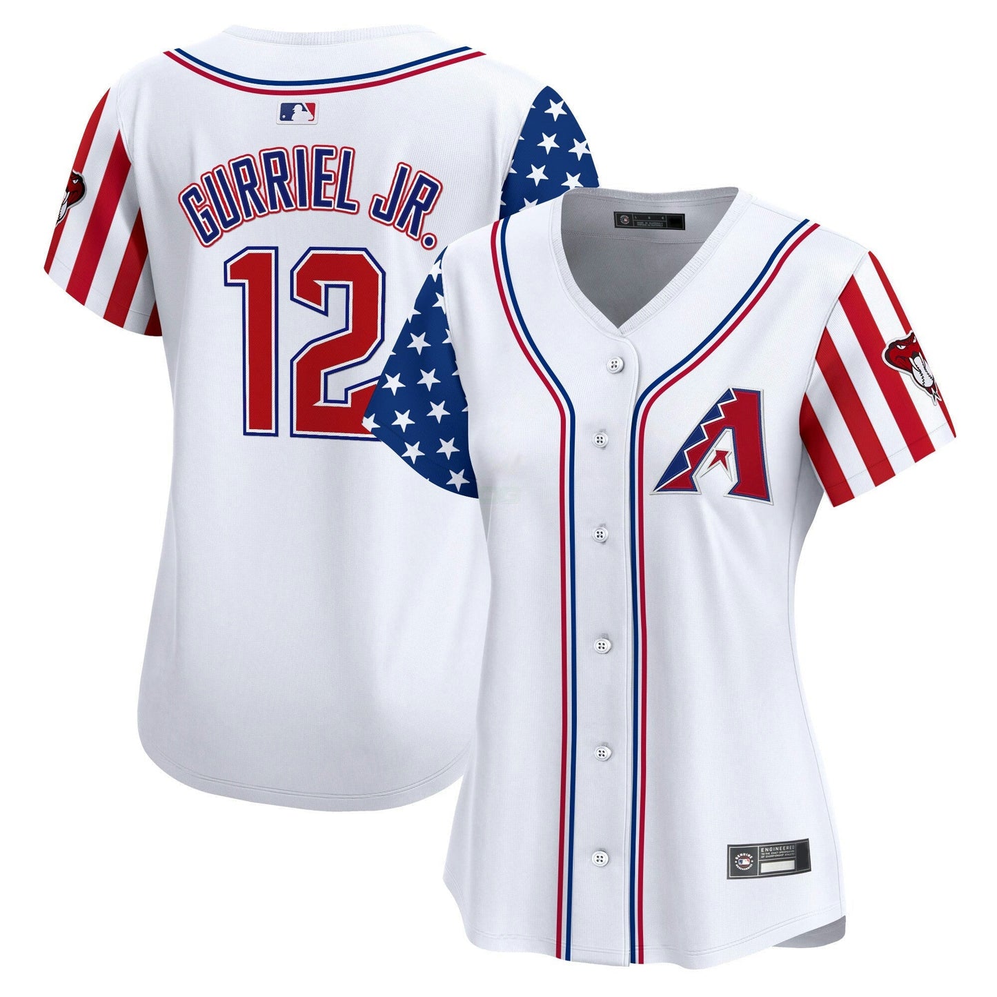 Camisa MLB Women’s Arizona 2025 Independence Day Vapor Premier Limited Jersey