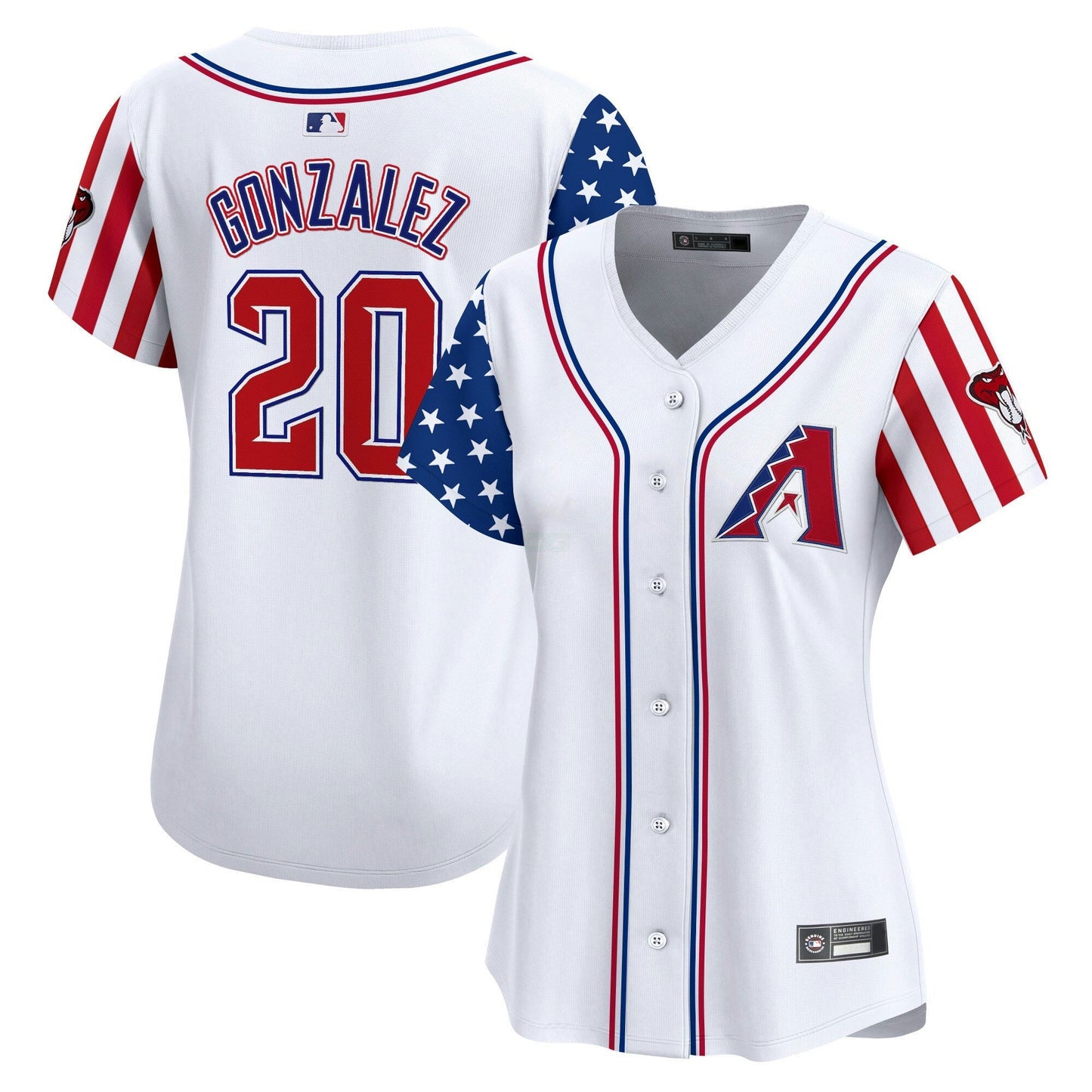 Camisa MLB Women’s Arizona 2025 Independence Day Vapor Premier Limited Jersey