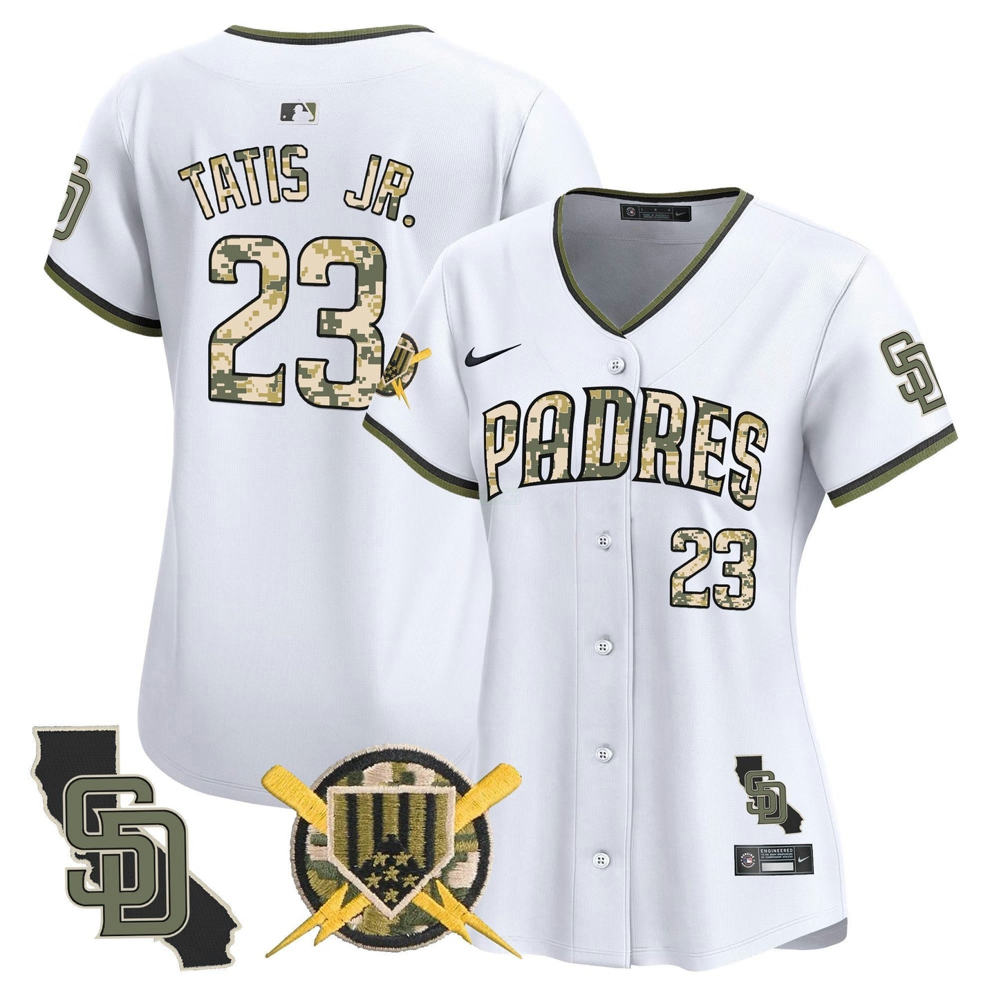 Camisa MLB San Diego Padres Women’s Armed Forces Day Vapor Premier Limited Jersey