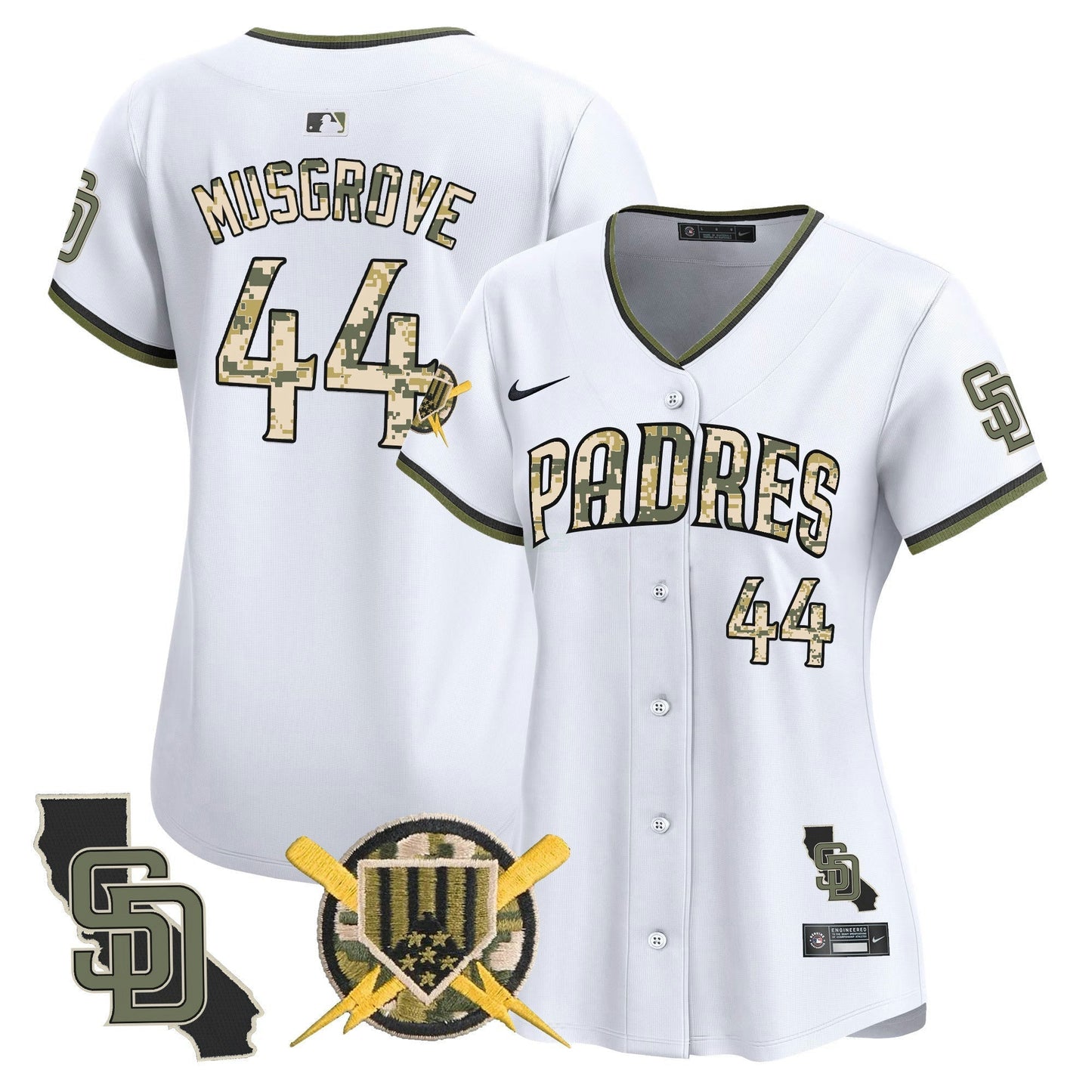 Camisa MLB San Diego Padres Women’s Armed Forces Day Vapor Premier Limited Jersey