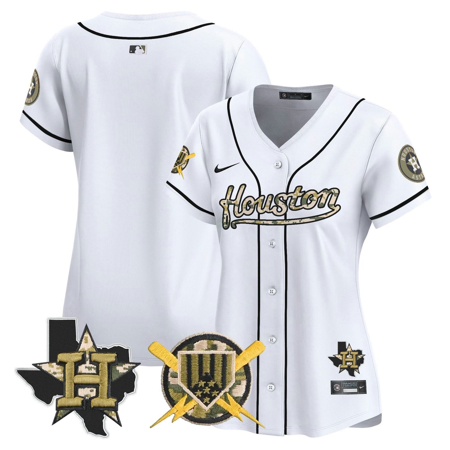 Camisa MLB Houston Astros Women’s Armed Forces Day Vapor Premier Limited Jersey