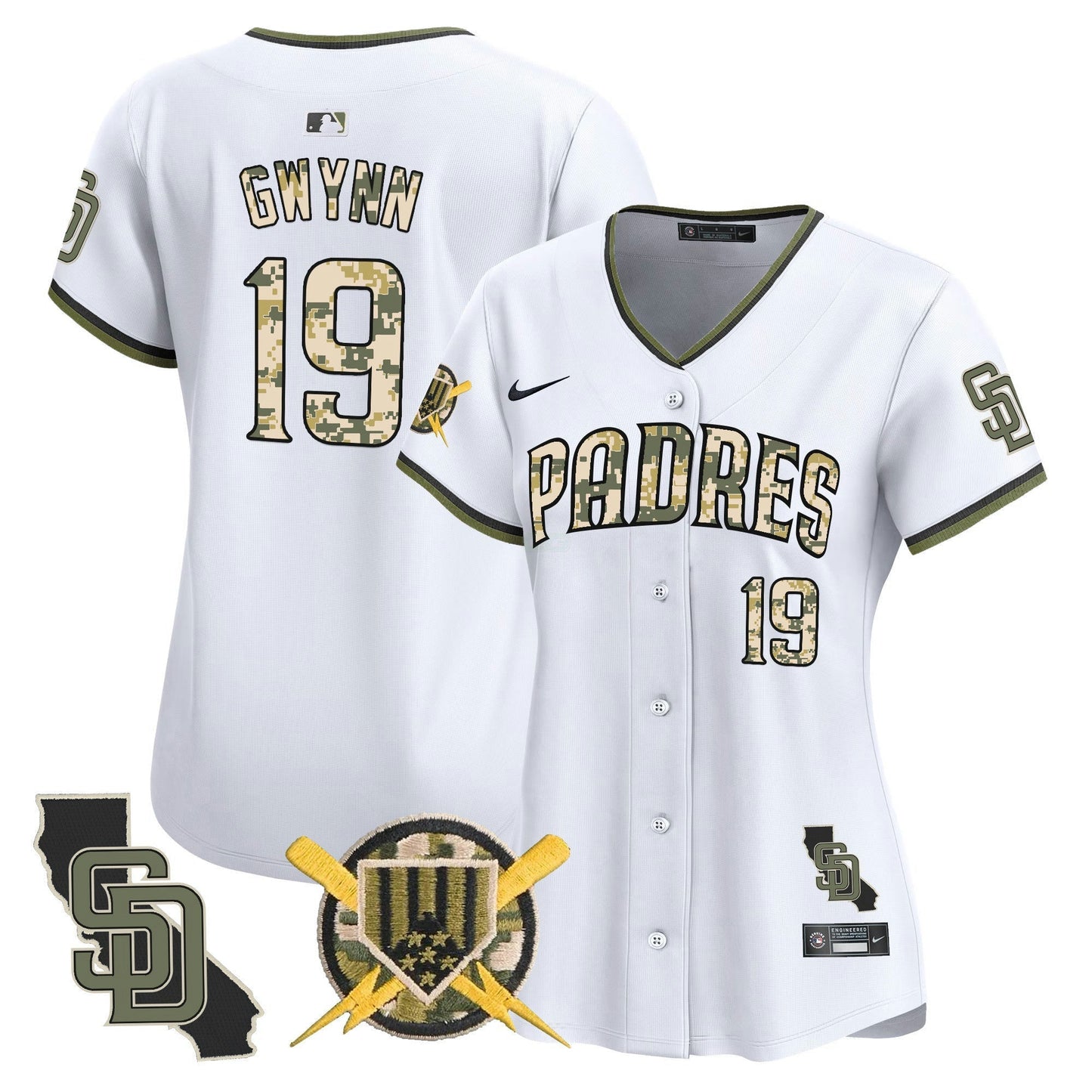 Camisa MLB San Diego Padres Women’s Armed Forces Day Vapor Premier Limited Jersey