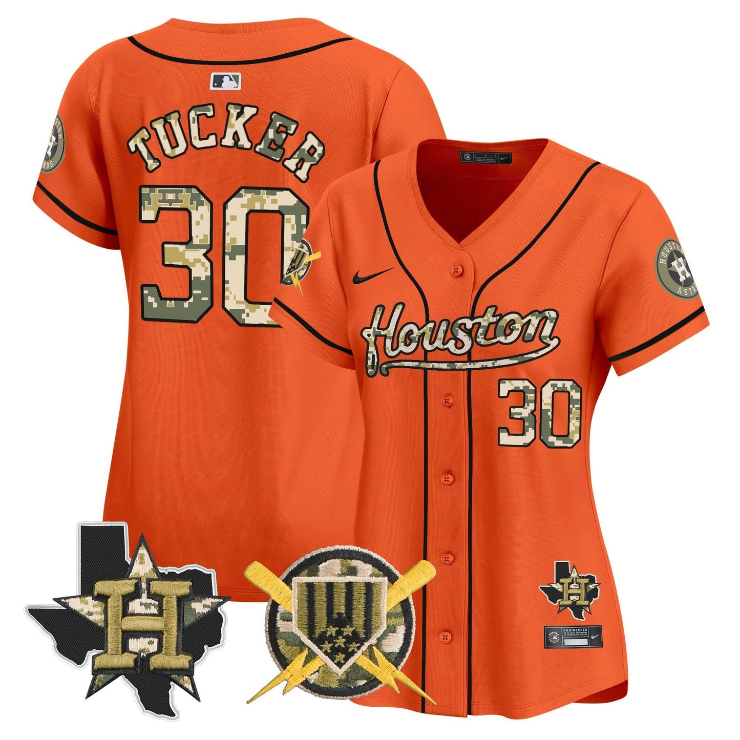 Camisa MLB Houston Astros Women’s Armed Forces Day Vapor Premier Limited Jersey