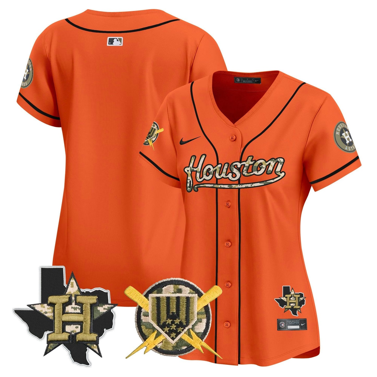 Camisa MLB Houston Astros Women’s Armed Forces Day Vapor Premier Limited Jersey