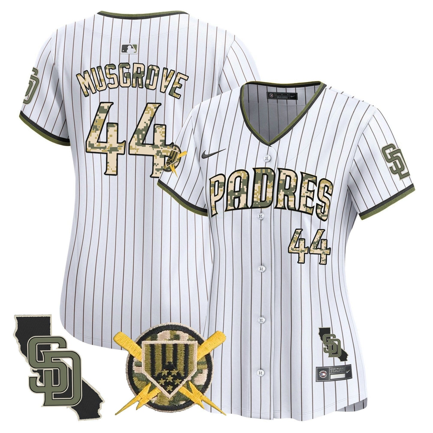 Camisa MLB San Diego Padres Women’s Armed Forces Day Vapor Premier Limited Jersey