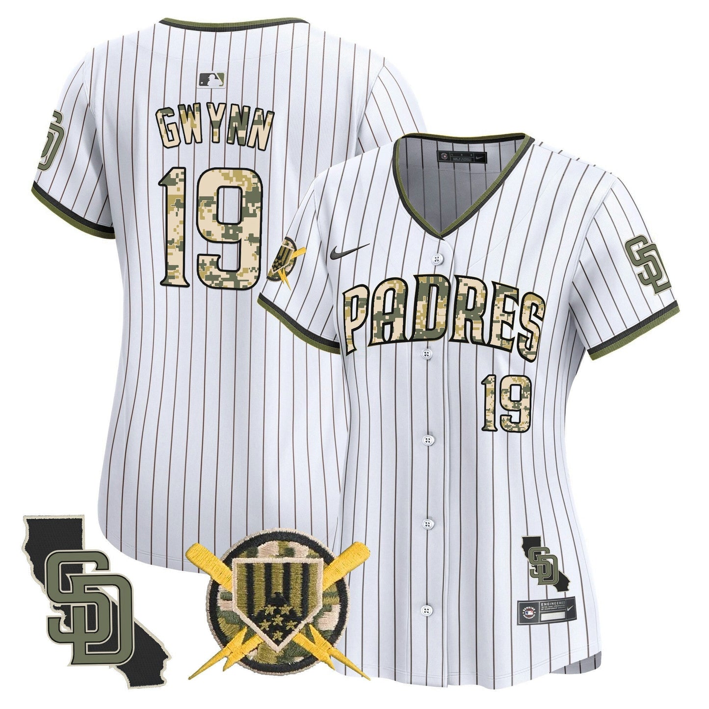 Camisa MLB San Diego Padres Women’s Armed Forces Day Vapor Premier Limited Jersey