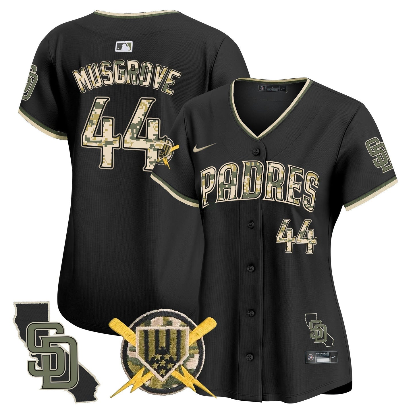 Camisa MLB San Diego Padres Women’s Armed Forces Day Vapor Premier Limited Jersey