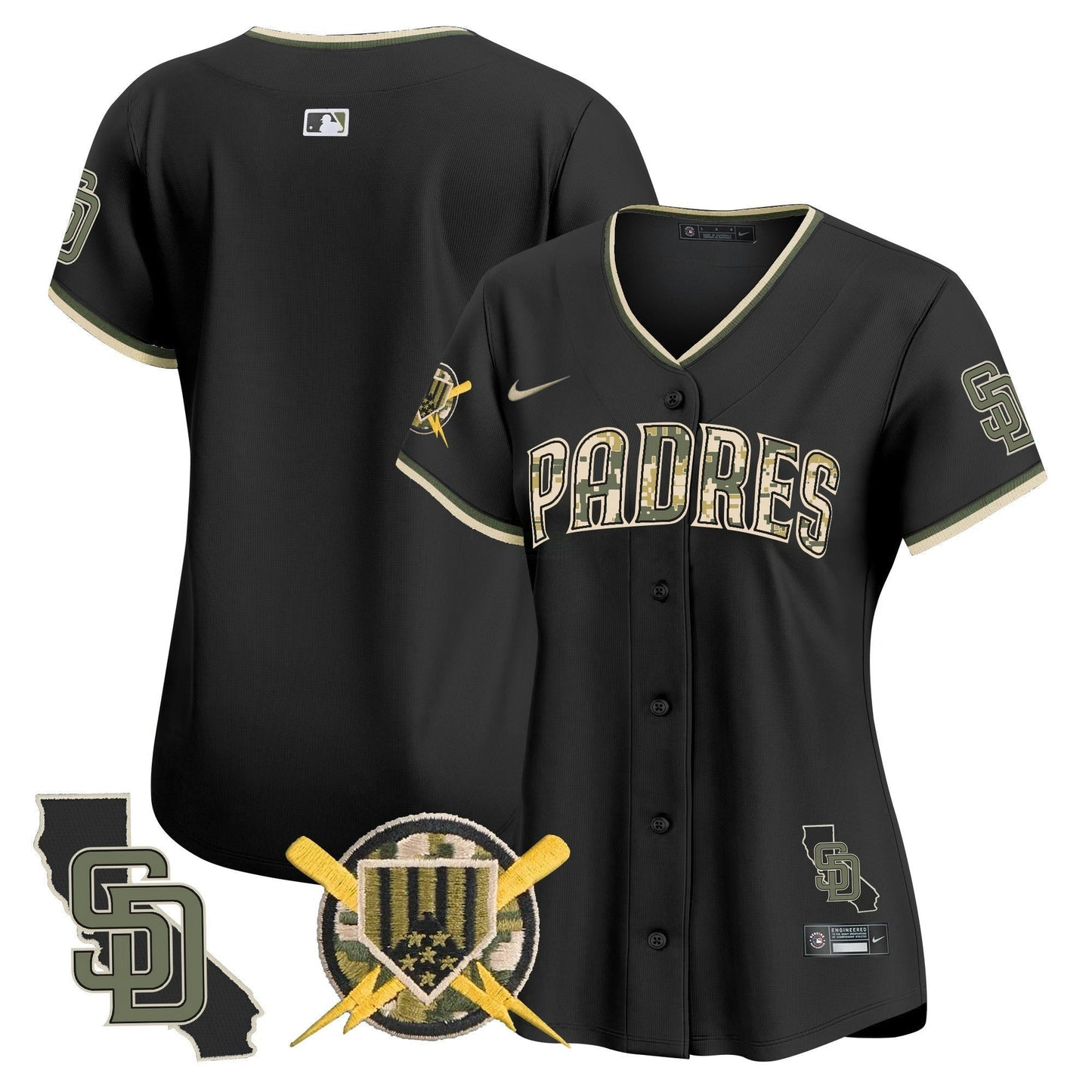 Camisa MLB San Diego Padres Women’s Armed Forces Day Vapor Premier Limited Jersey