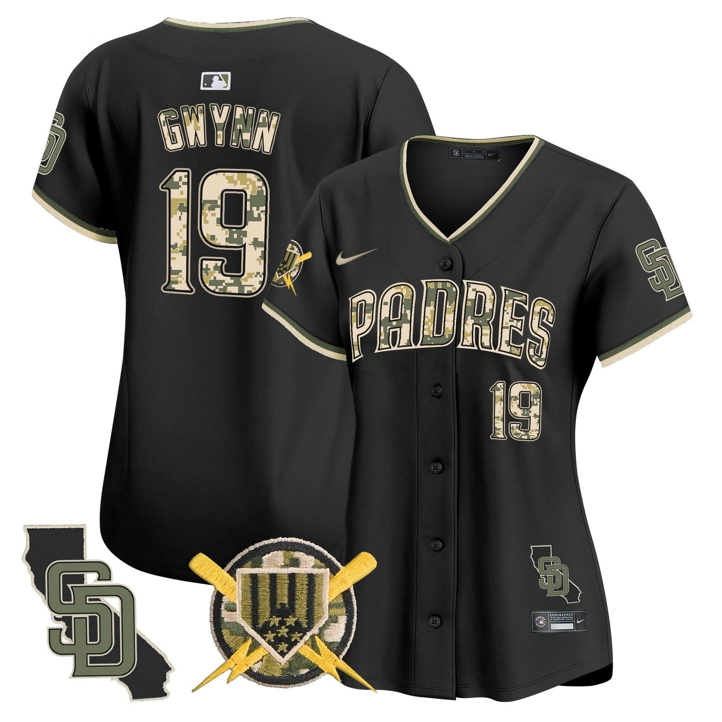 Camisa MLB San Diego Padres Women’s Armed Forces Day Vapor Premier Limited Jersey