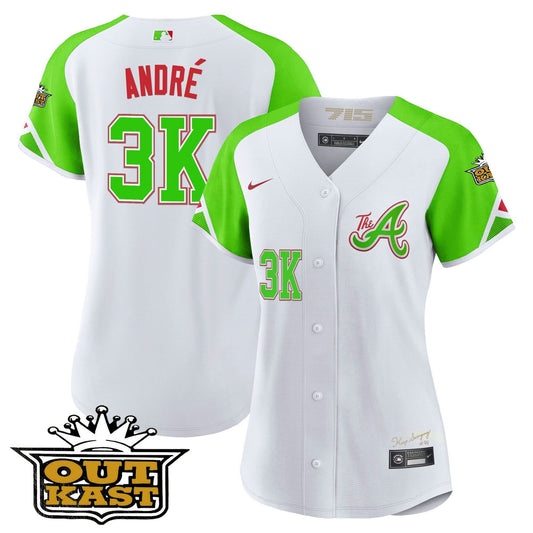 Camisa MLB Women’s Atlanta Atliens City Connect Flex Base Jersey - Bright Verde