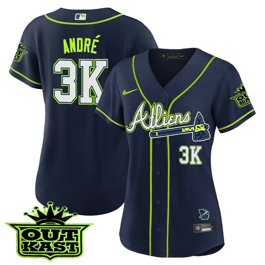 Camisa MLB Women’s Atlanta Atliens Jersey