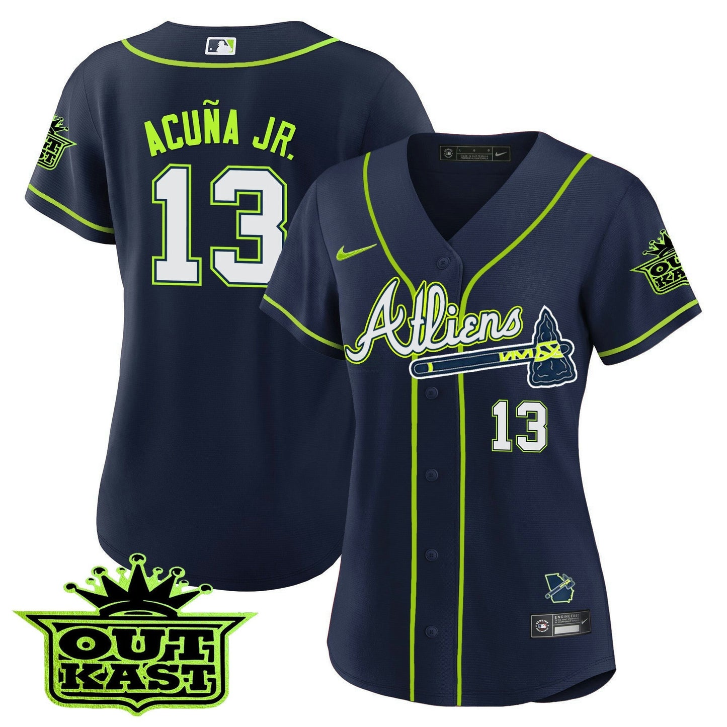 Camisa MLB Women’s Atlanta Atliens Jersey