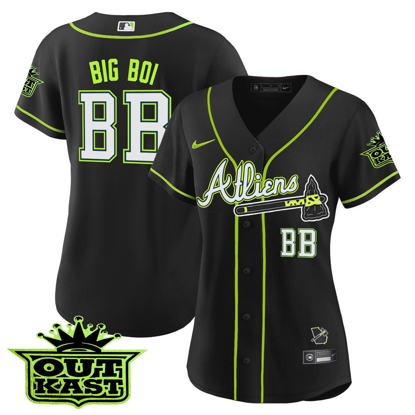 Camisa MLB Women’s Atlanta Atliens Jersey