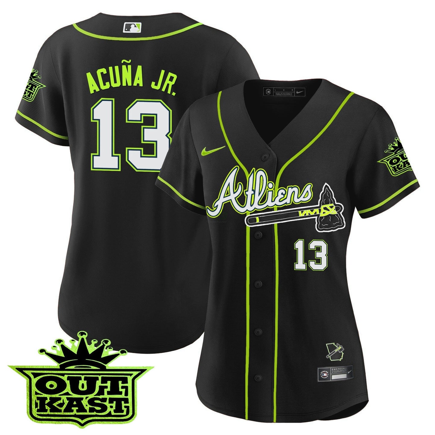 Camisa MLB Women’s Atlanta Atliens Jersey